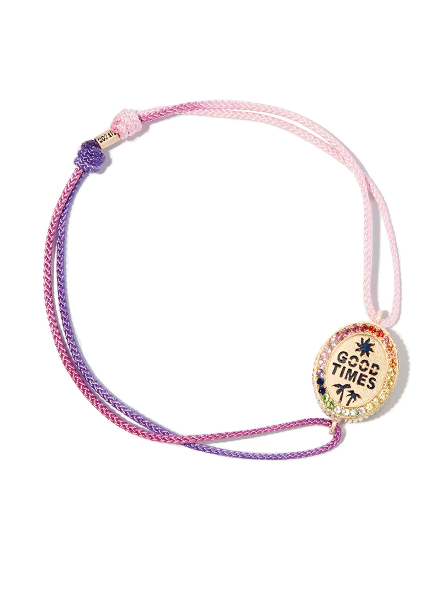 14kt yellow gold Good Times bracelet