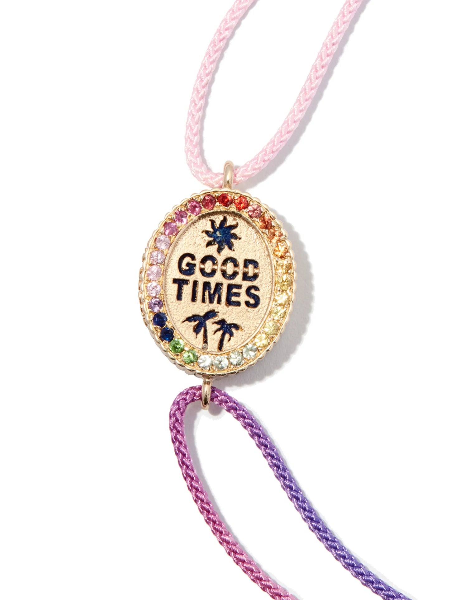 14kt yellow gold Good Times bracelet