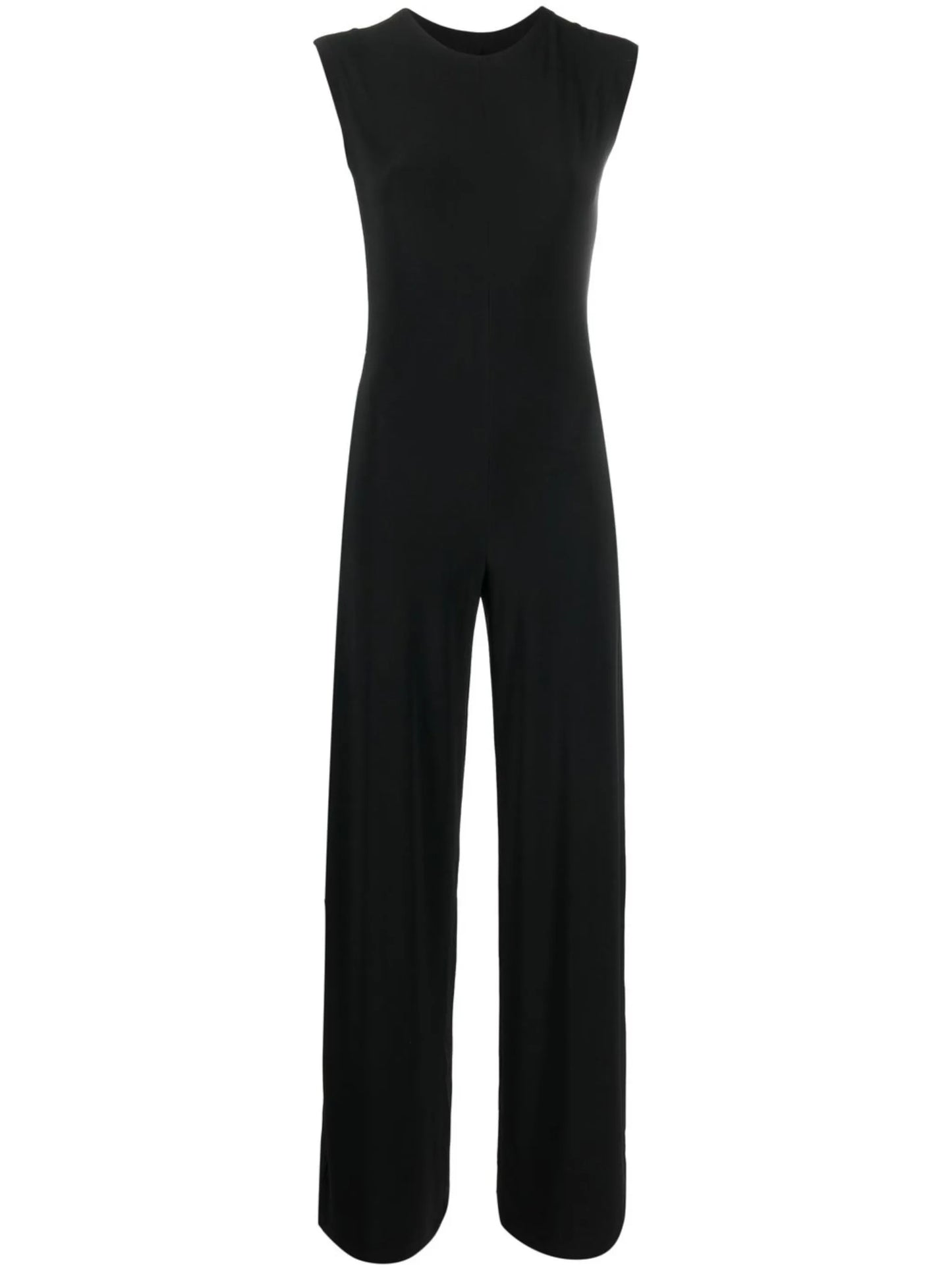 sleeveless wide-leg jumpsuit