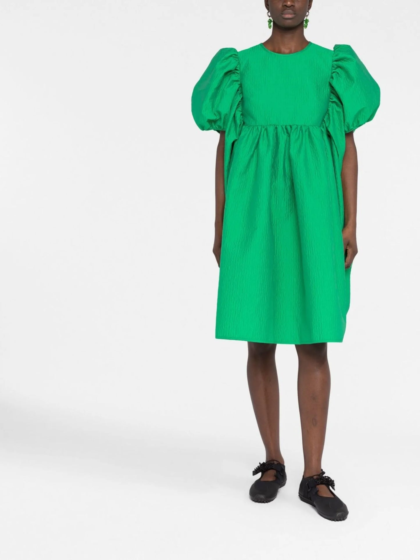 Dahlia puff-sleeve dress