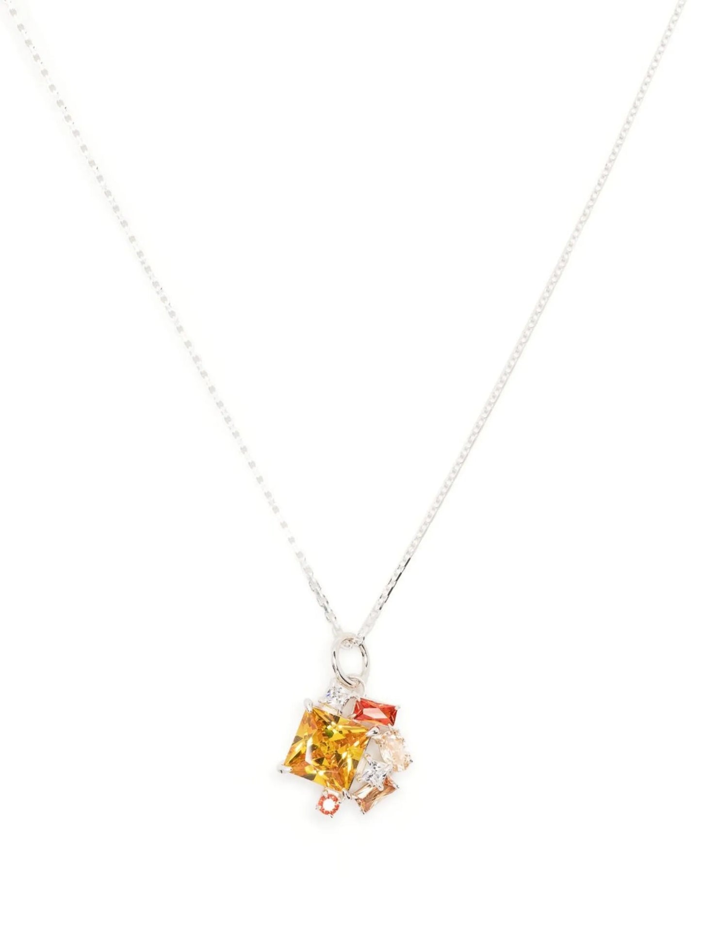 crystal-pendant necklace