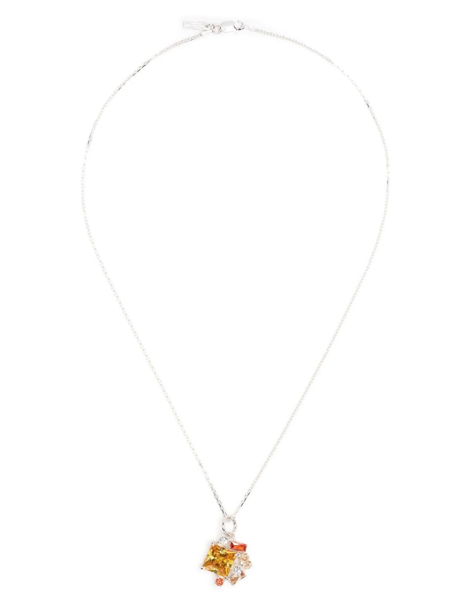 crystal-pendant necklace