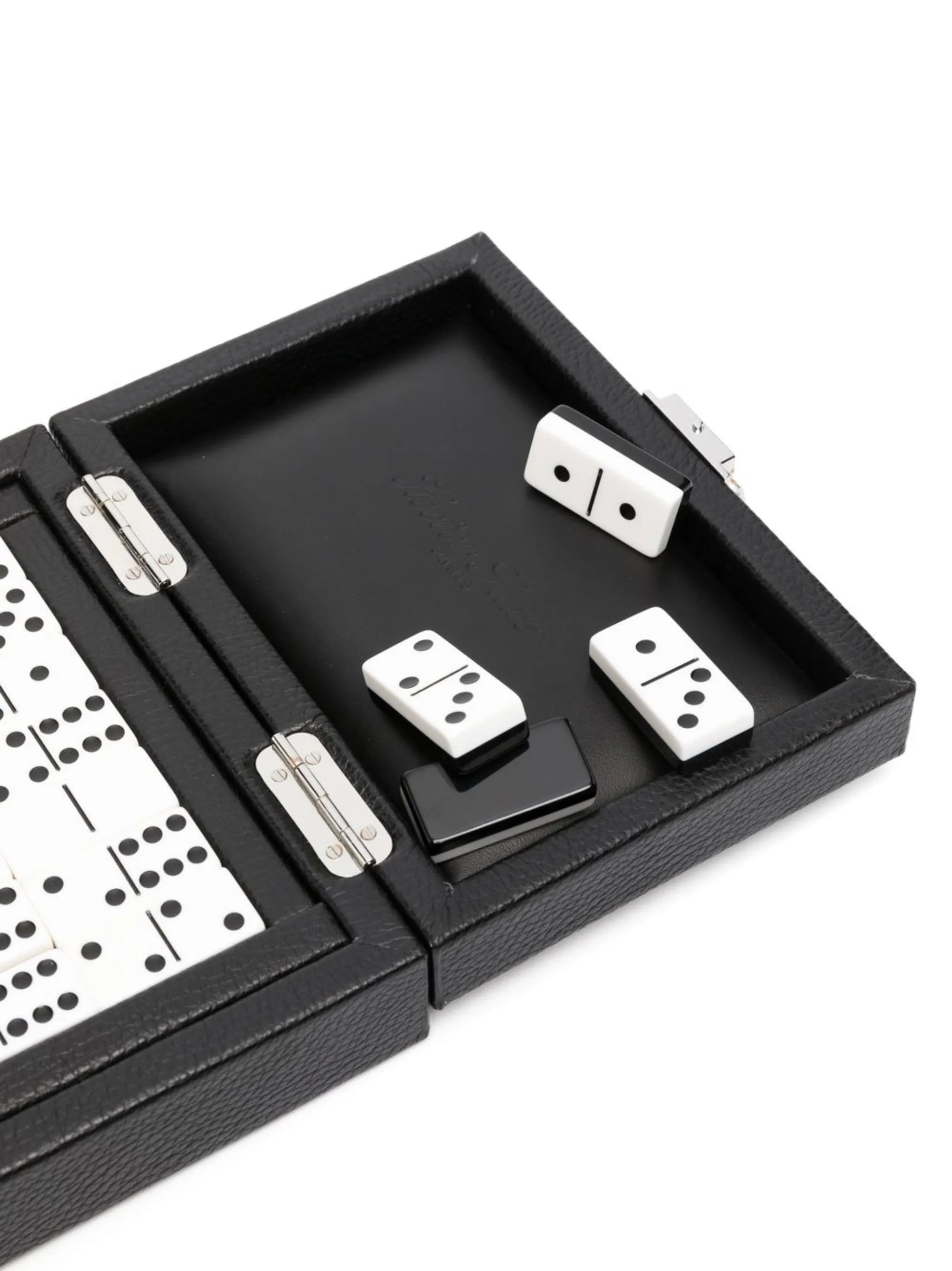 leather box of dominos