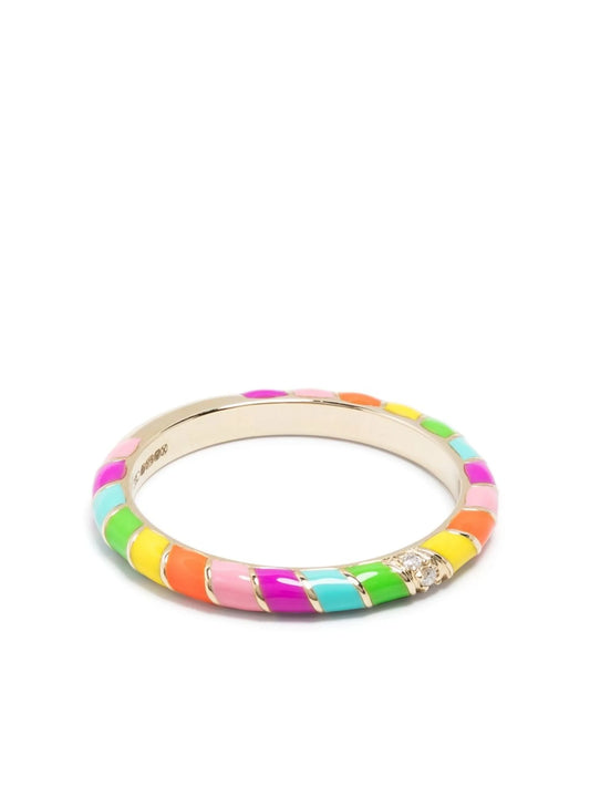 9kt yellow gold Alliance Mini Torsade ring