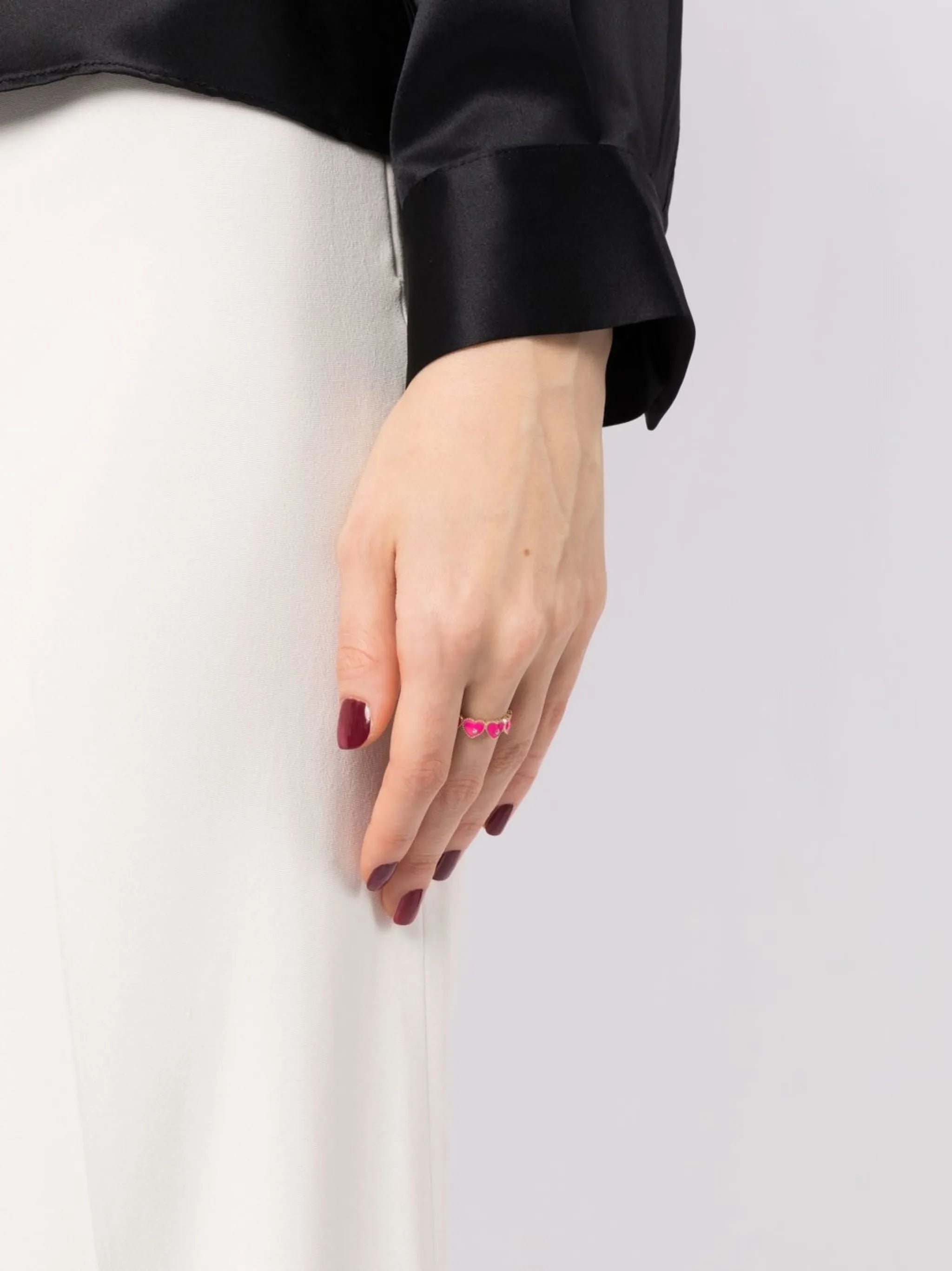 9kt yellow gold Alliance heart ring