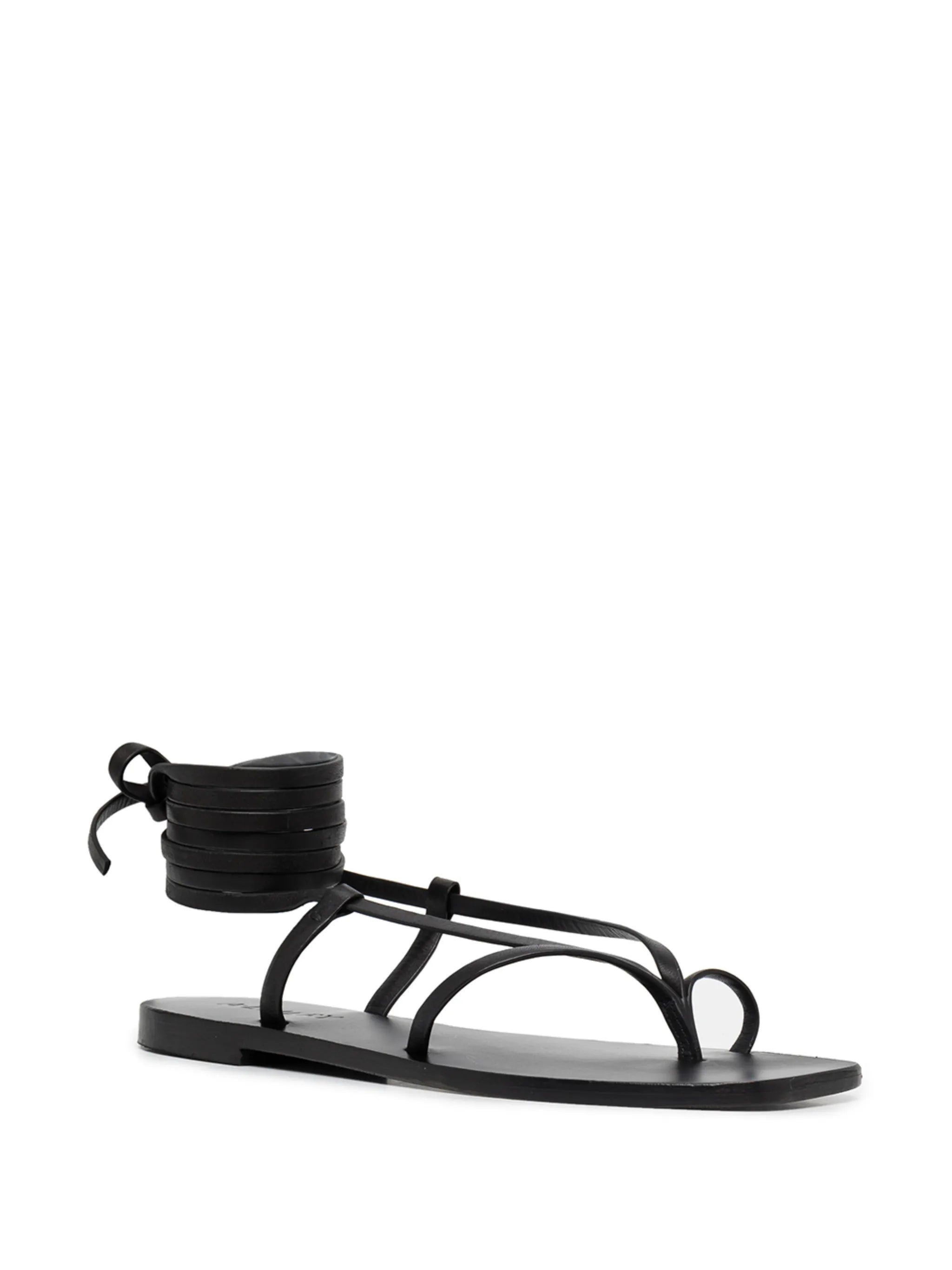 Nolan leather wrap sandals