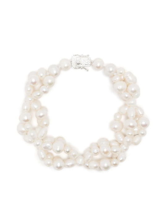 multi-strand pearl bracelet