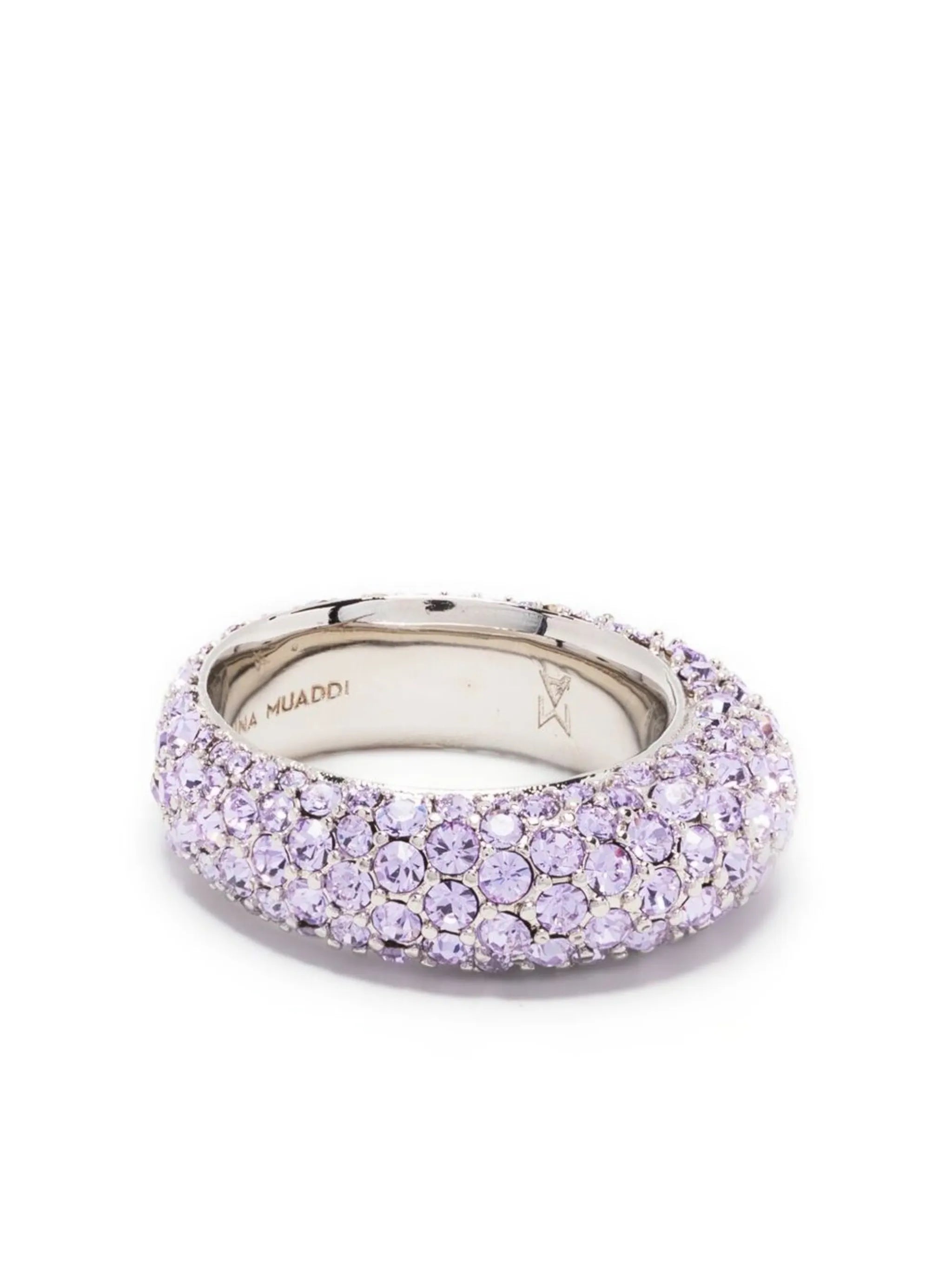 crystal-embellished ring