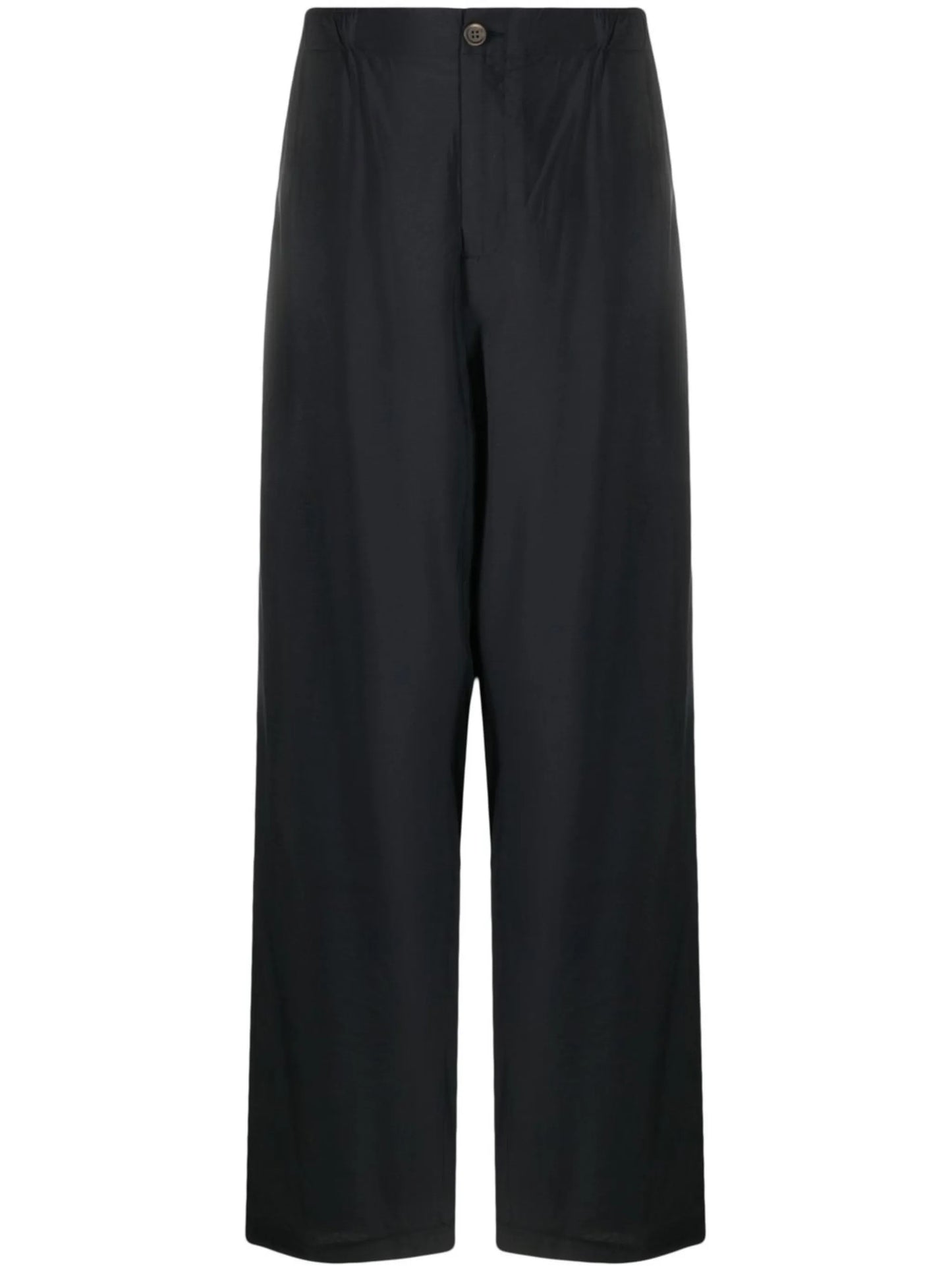 elasticated-waistband trousers