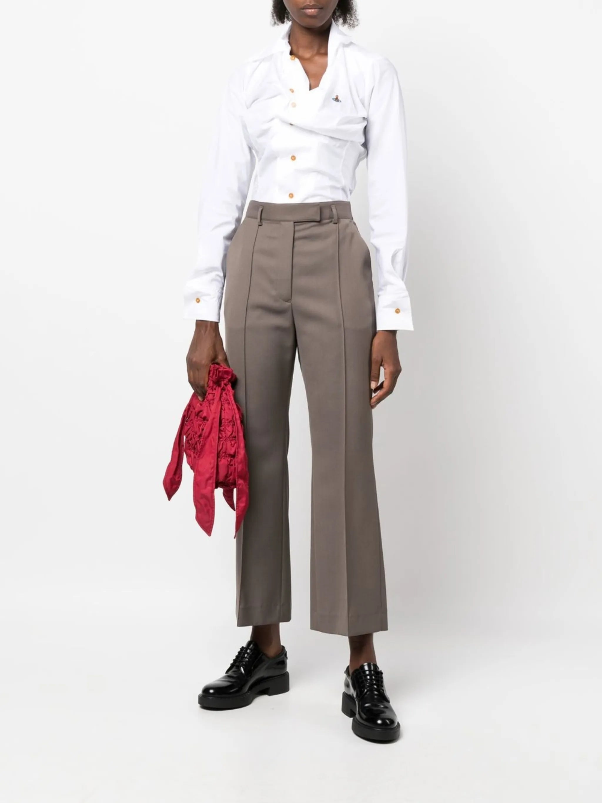 Drunken asymmetric shirt