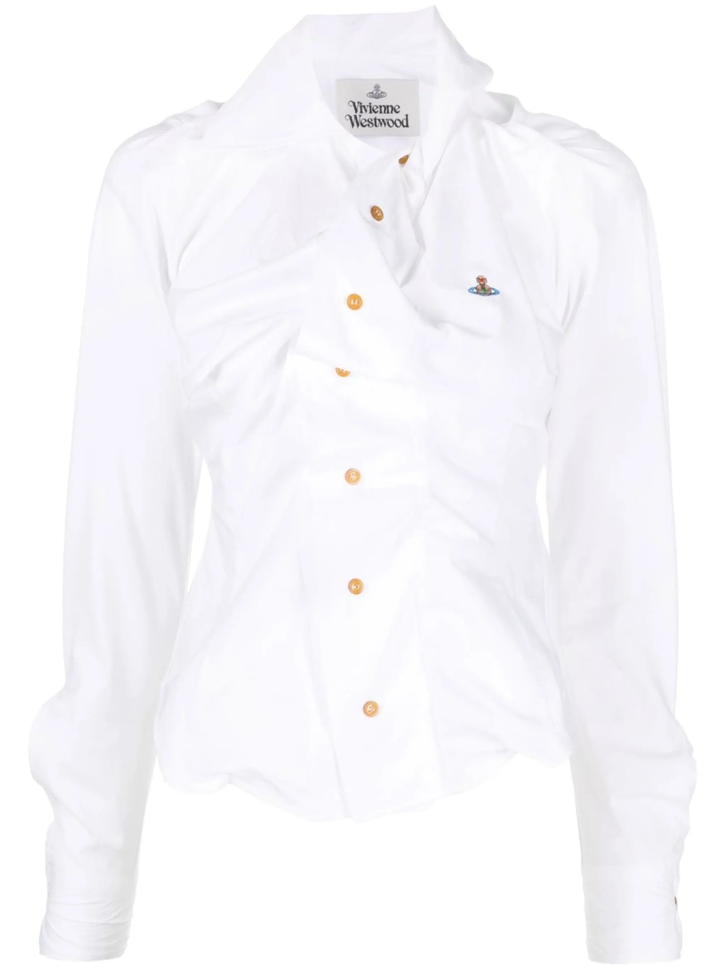 Drunken asymmetric shirt