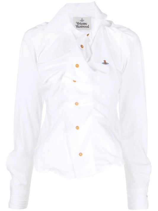 Drunken asymmetric shirt