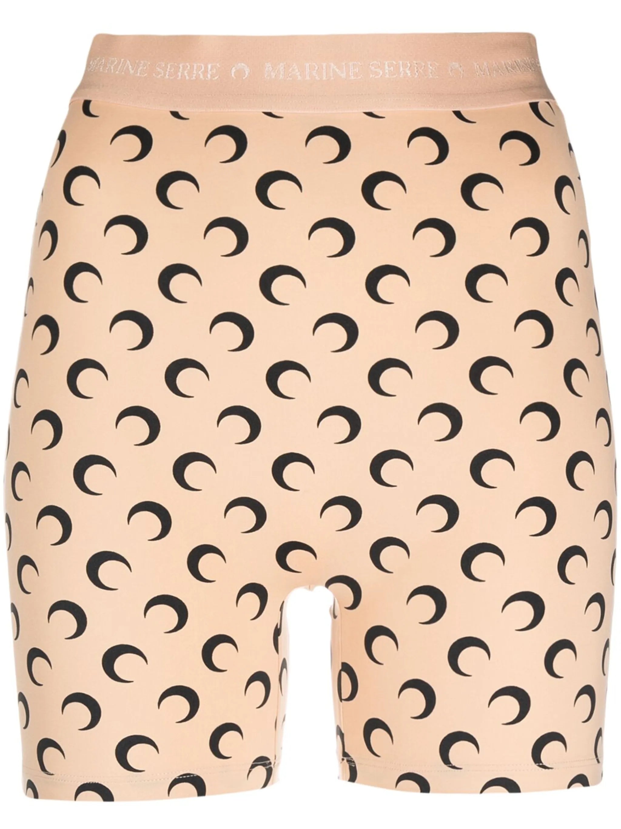Moon-print cycling shorts