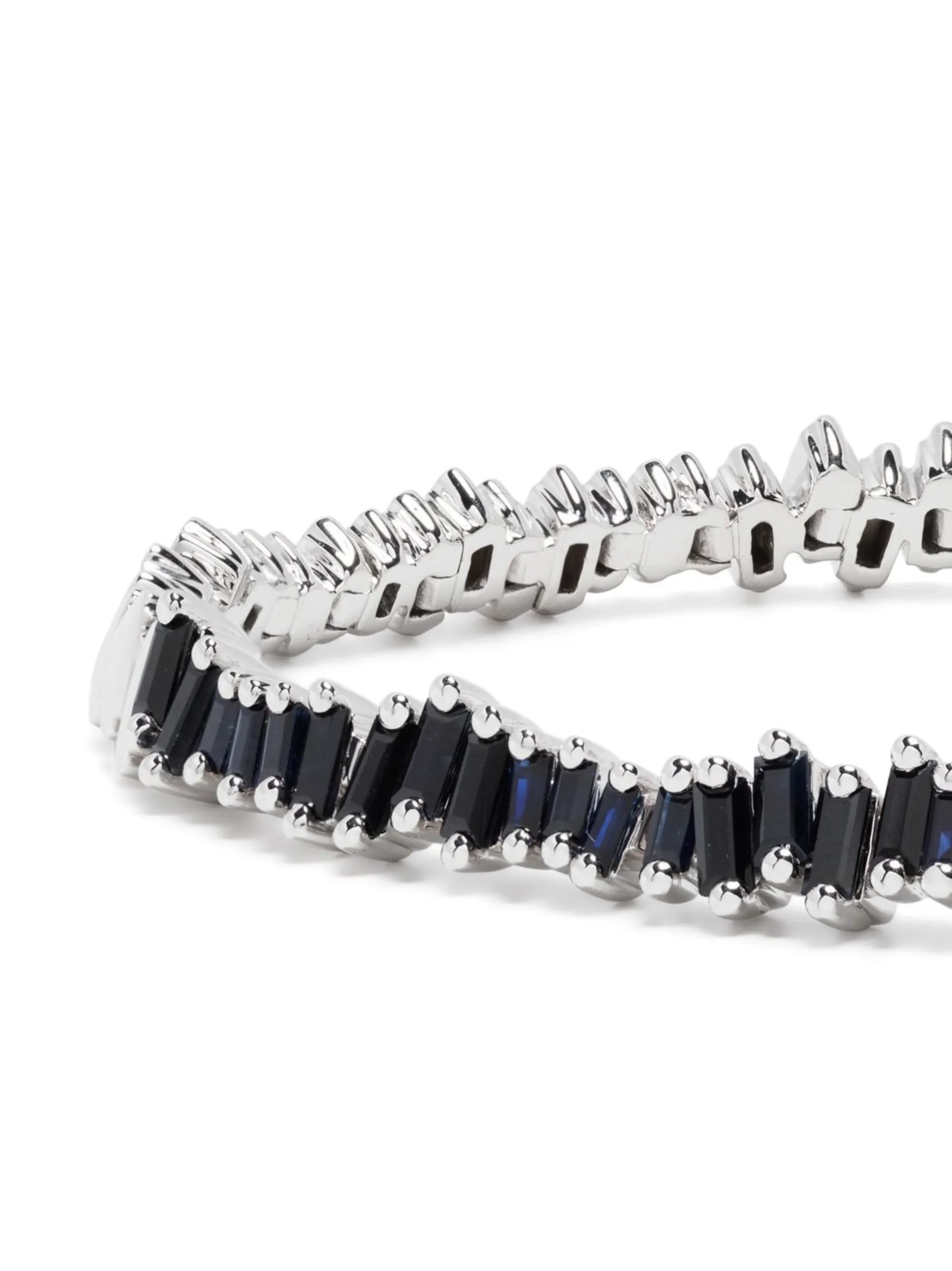 18kt white gold sapphire bracelet