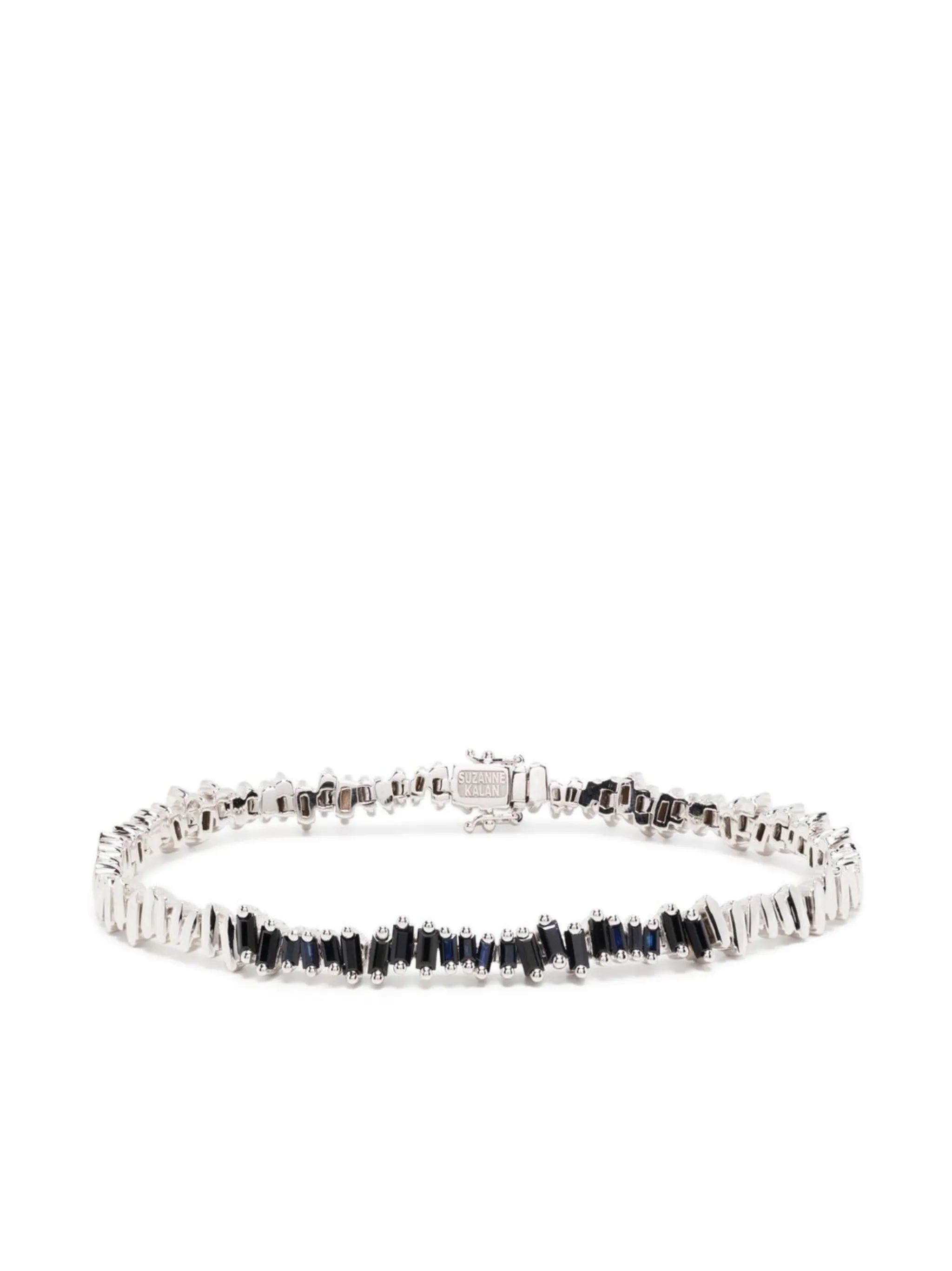 18kt white gold sapphire bracelet