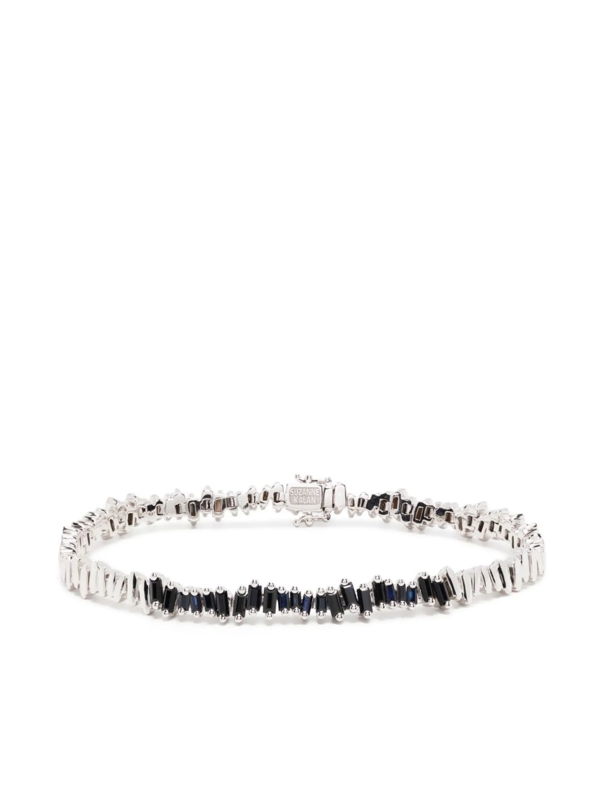 18kt white gold sapphire bracelet