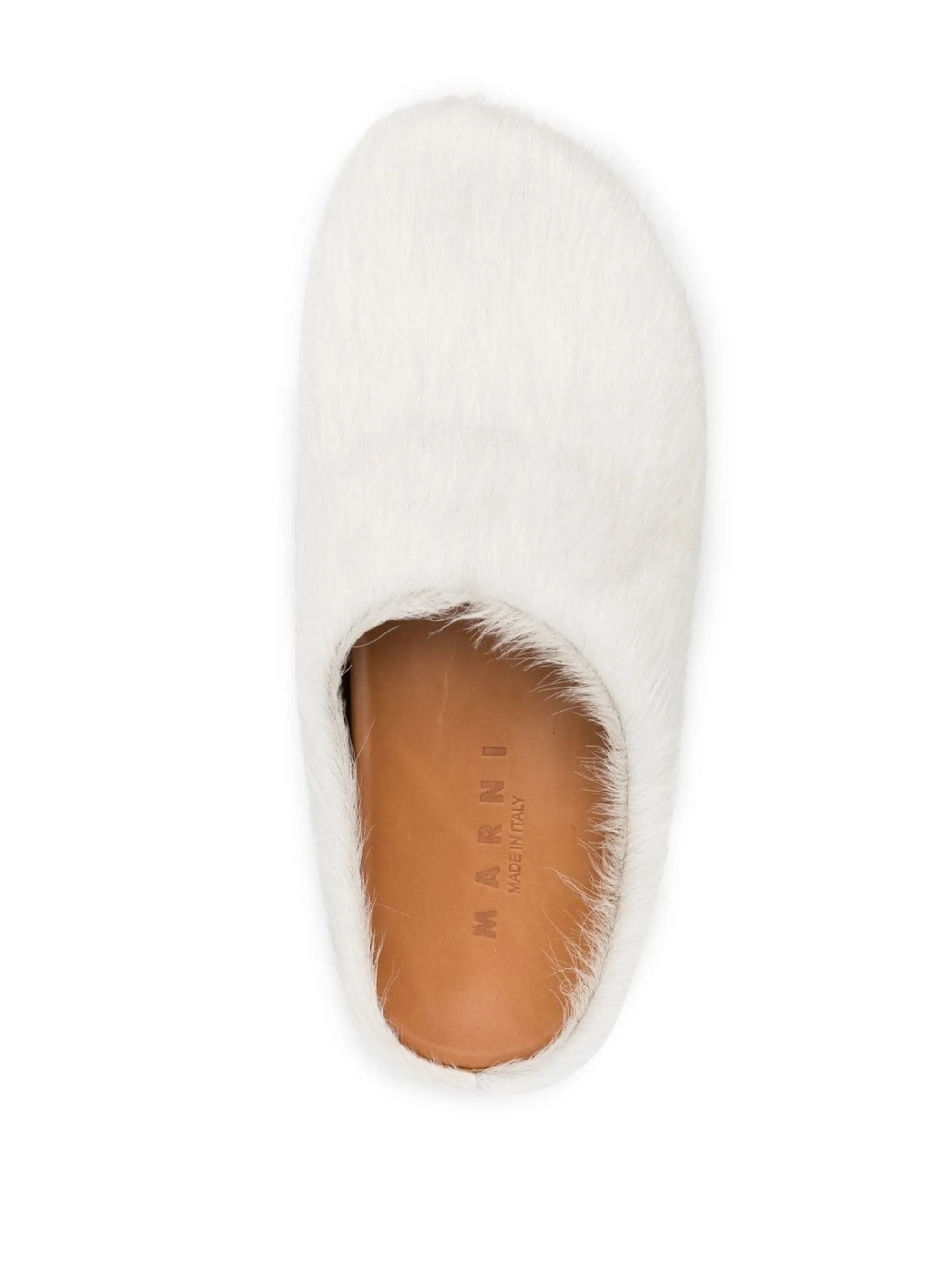 Fussbet Sabot calf-hair slippers