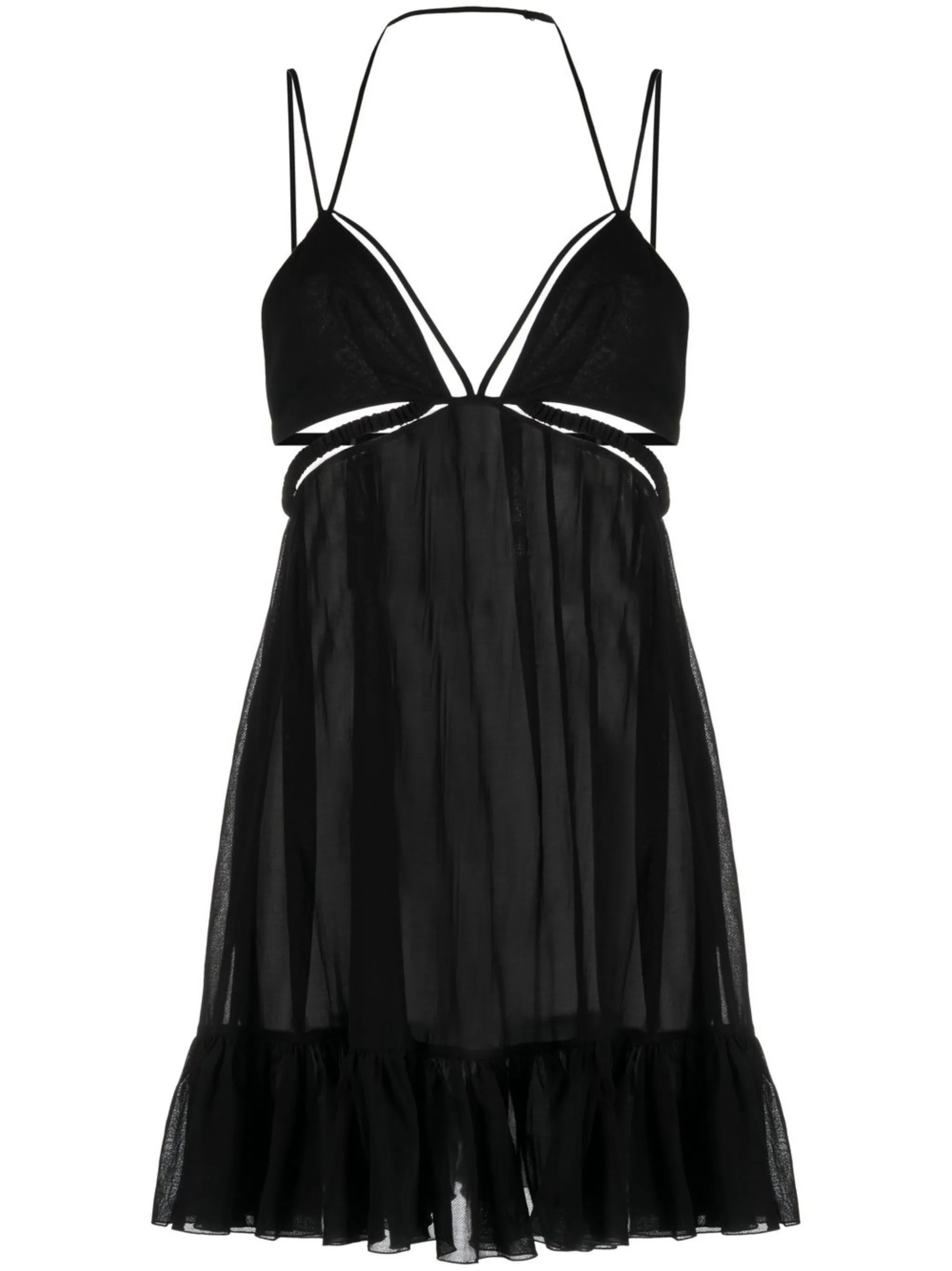 cut-out strappy minidress