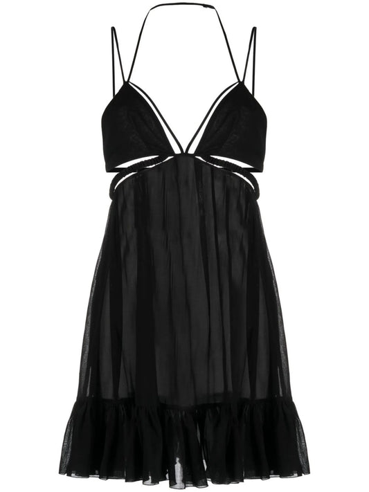 cut-out strappy minidress