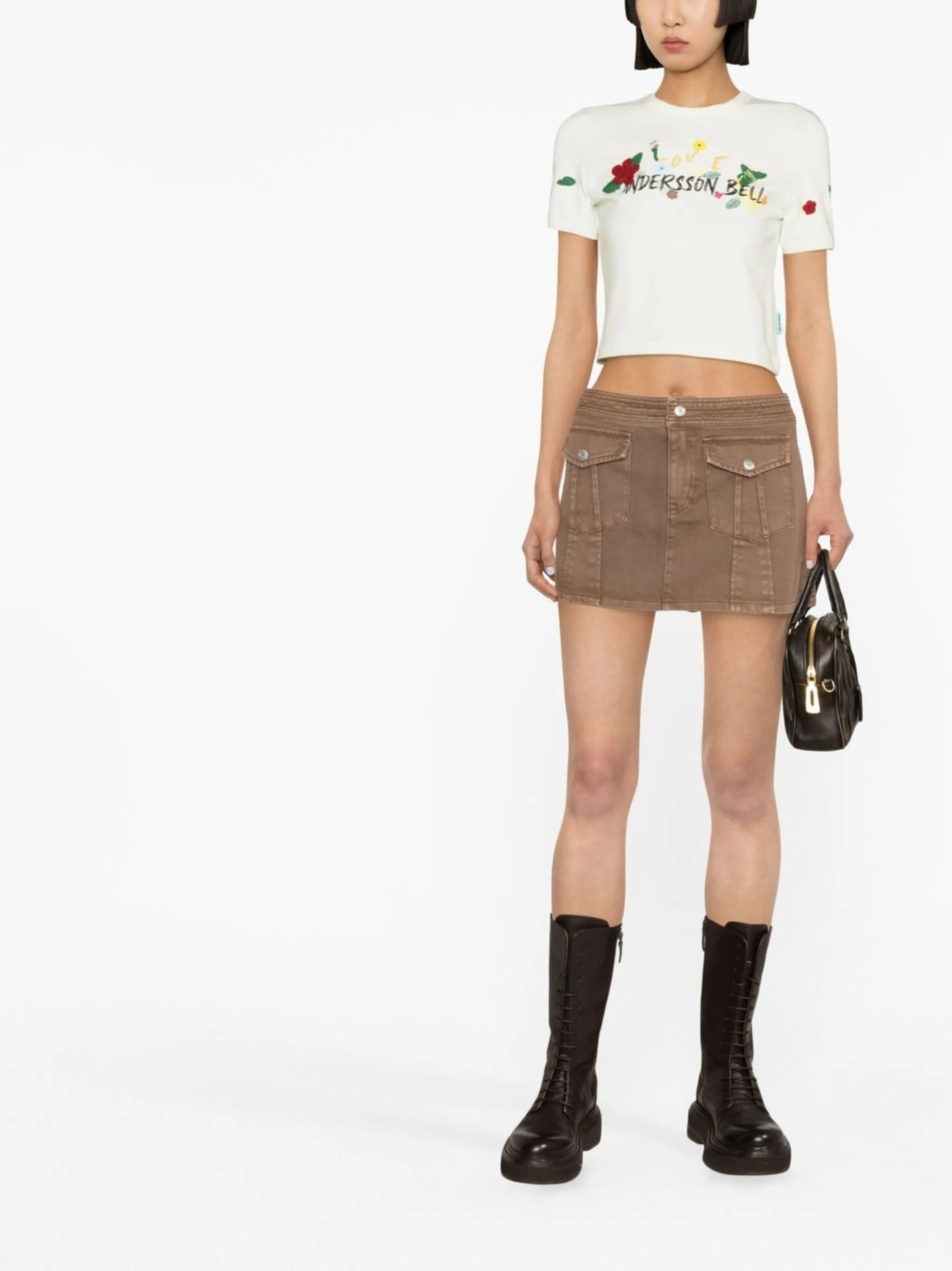 Dasha flower-garden logo T-shirt