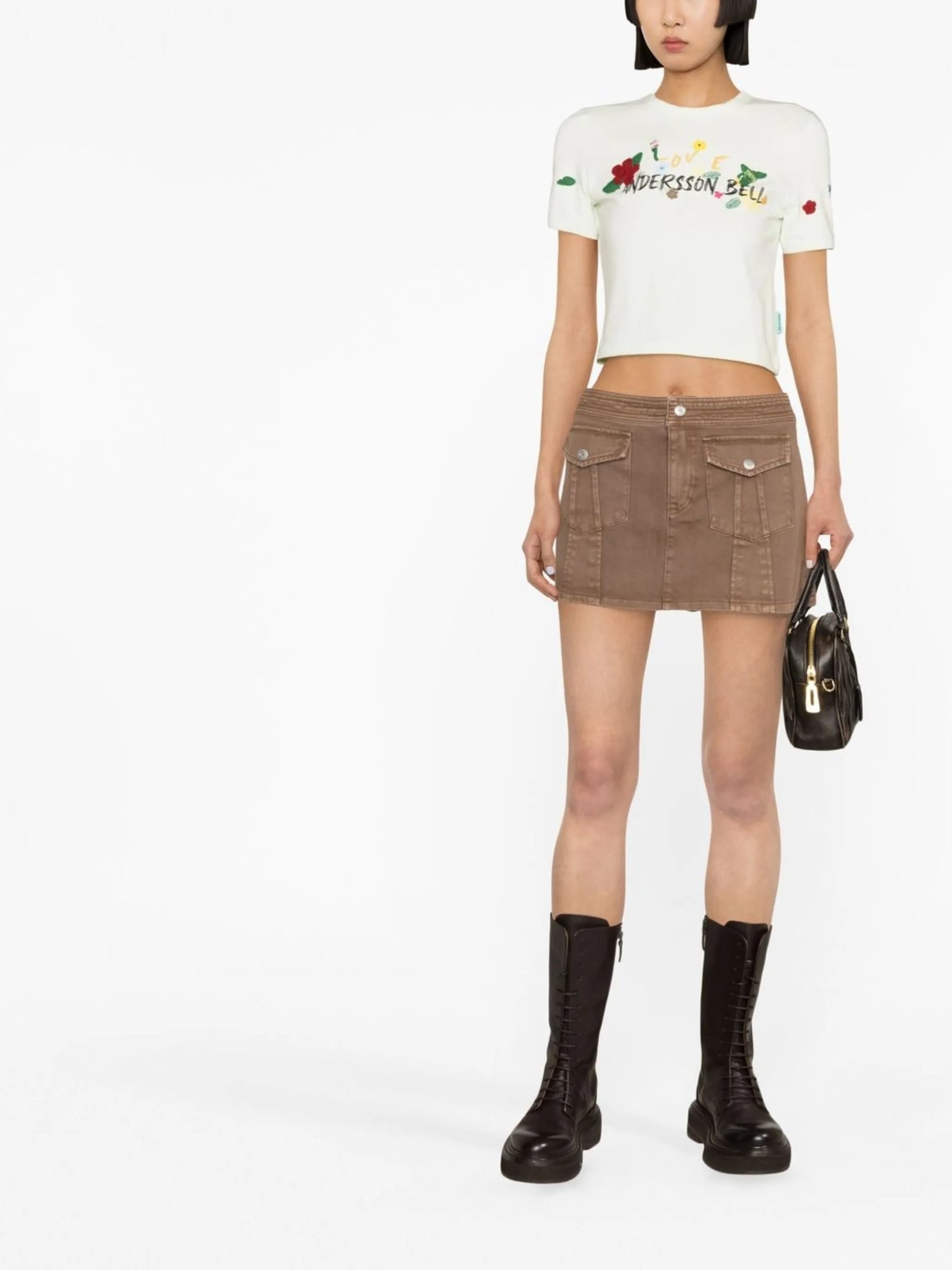 Dasha flower-garden logo T-shirt
