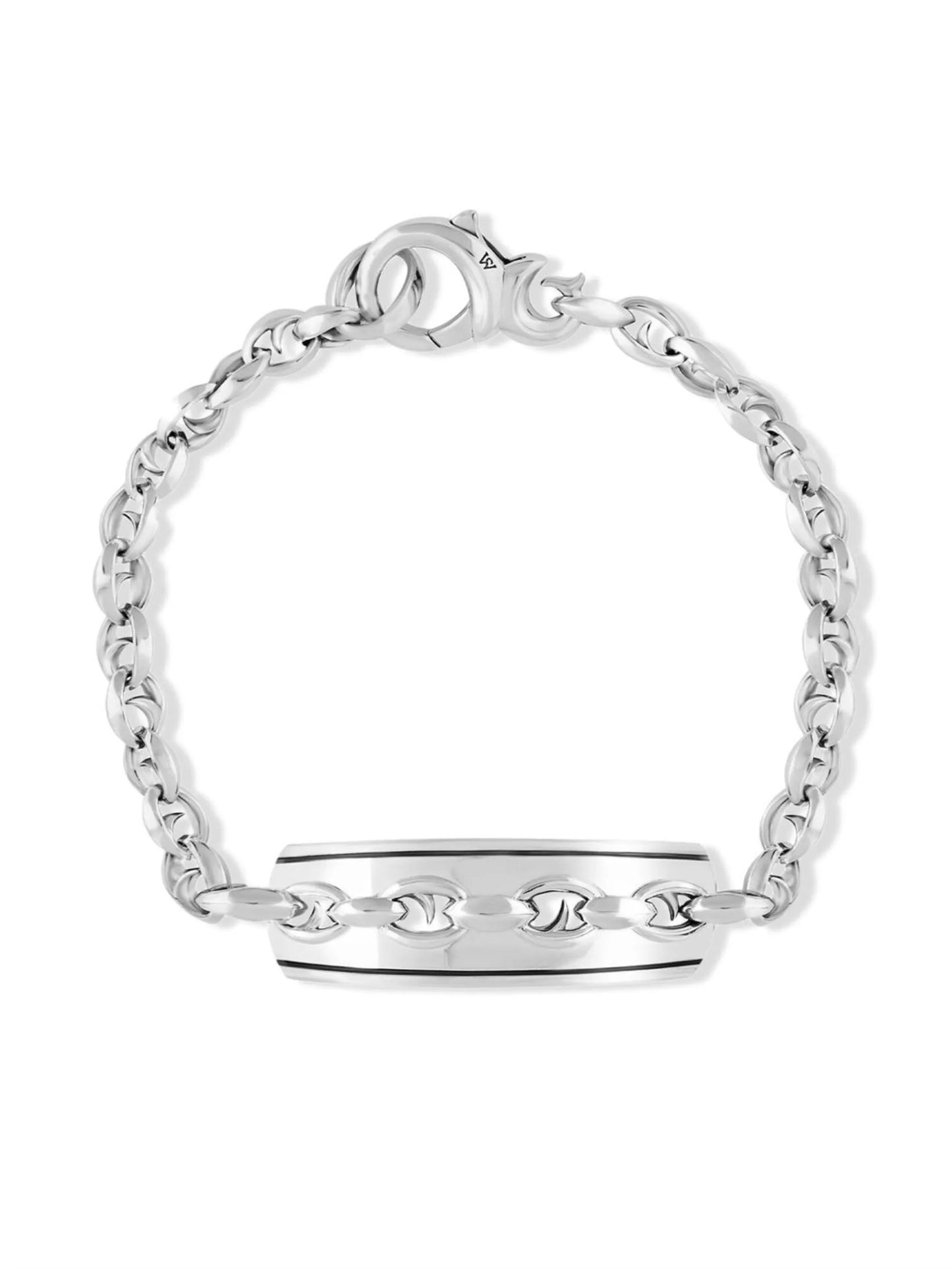 polished-plaque detail bracelet