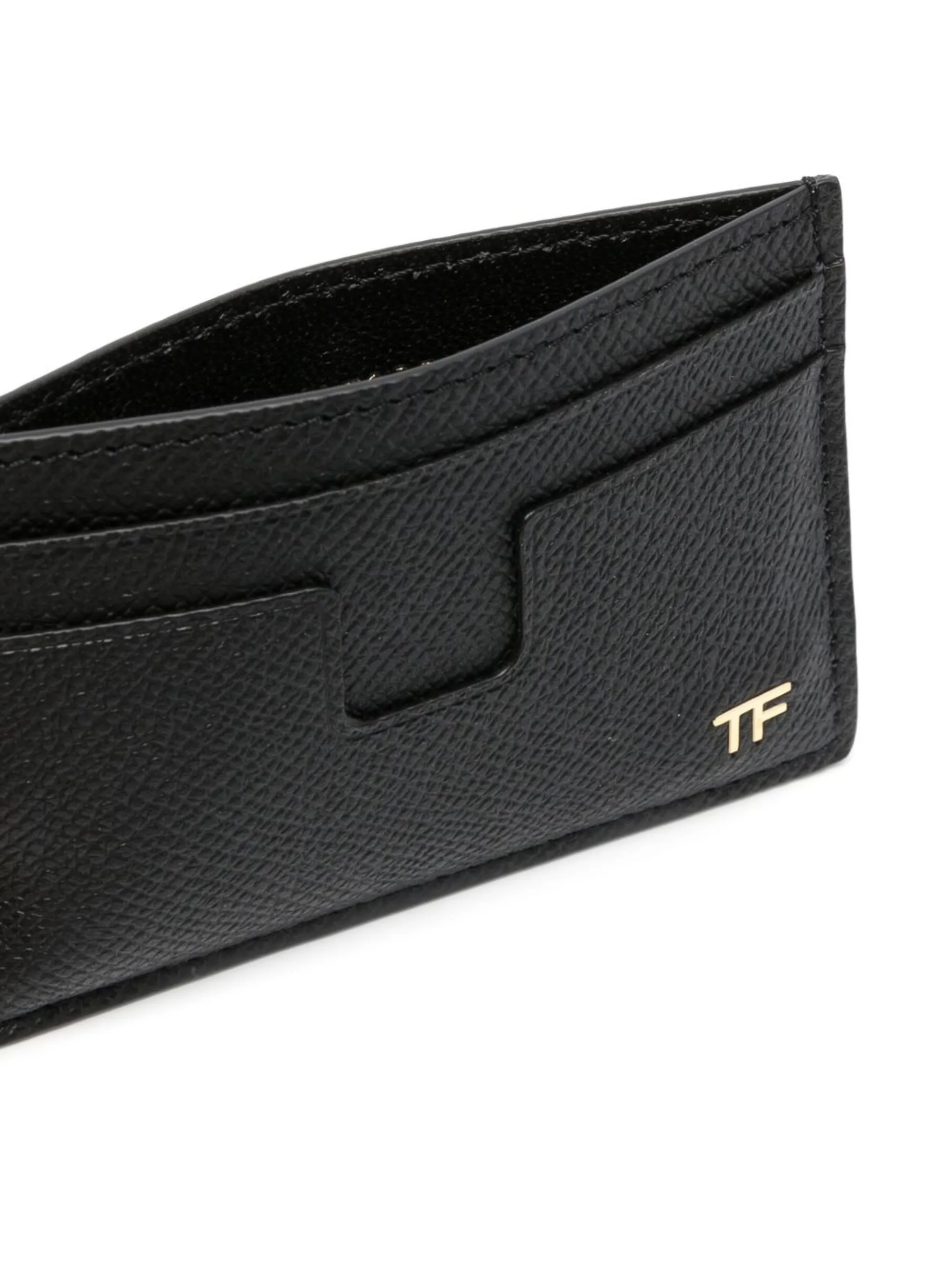 small grained-leather card holder