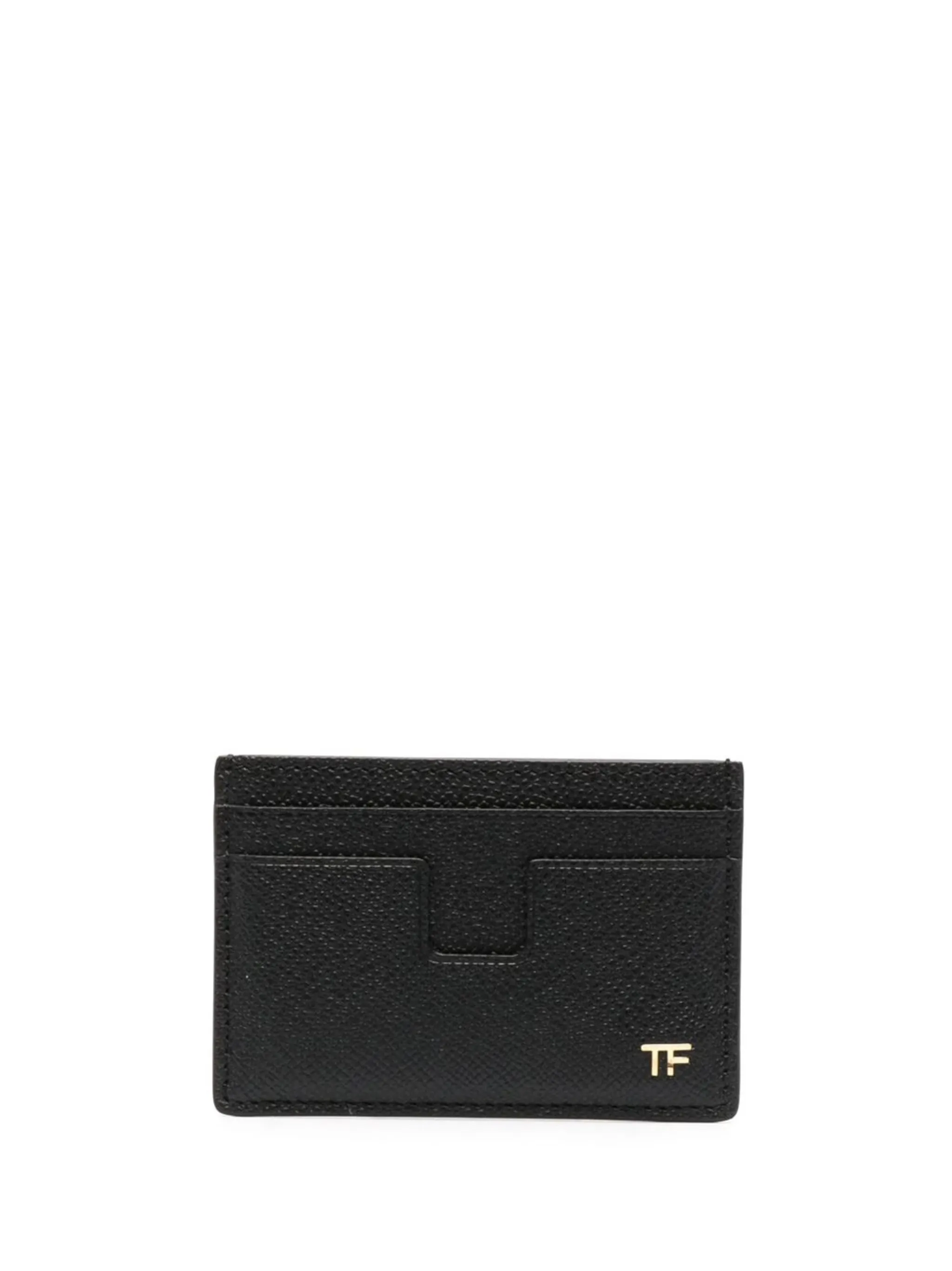 small grained-leather card holder