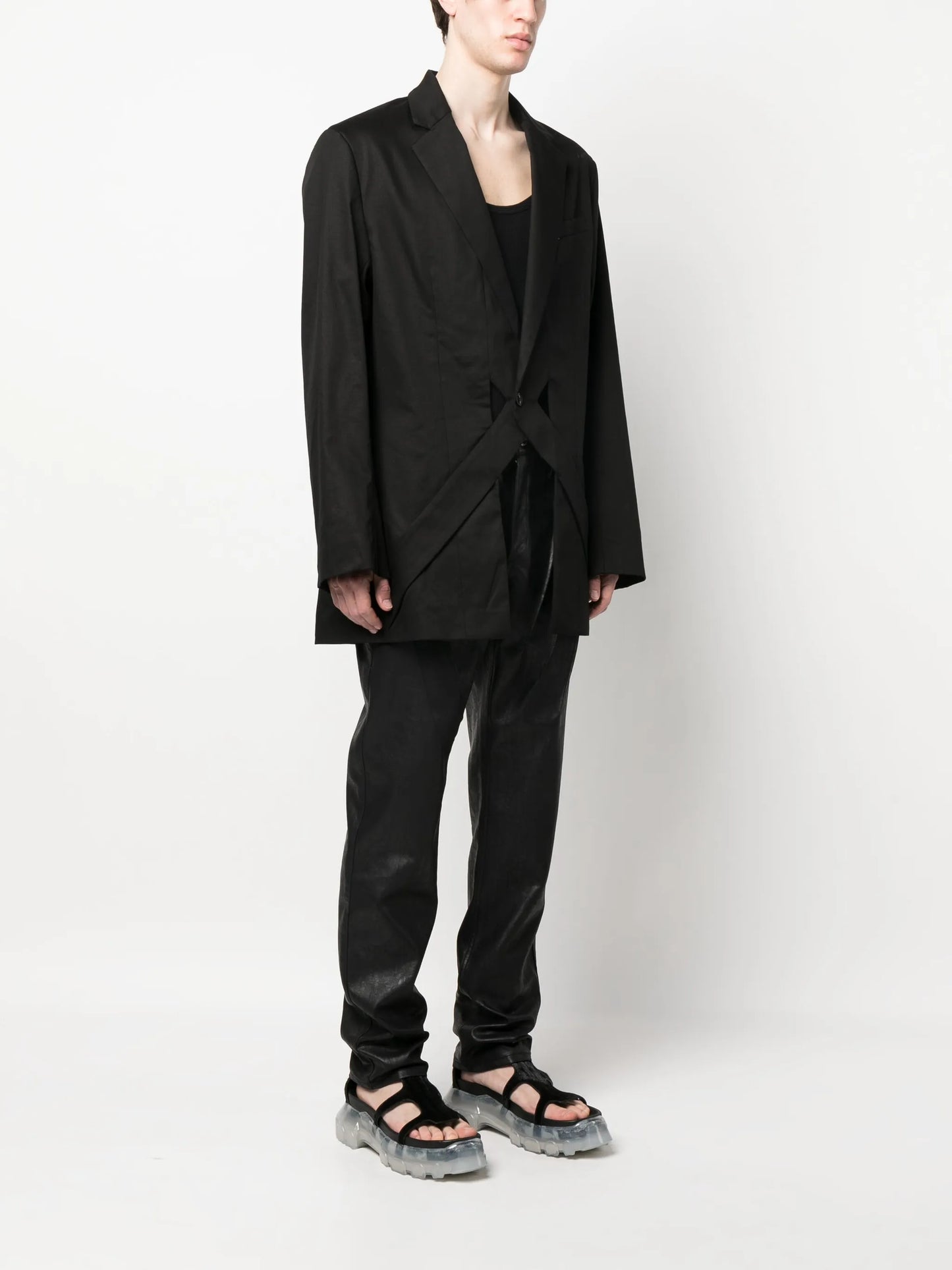 cut-out blazer