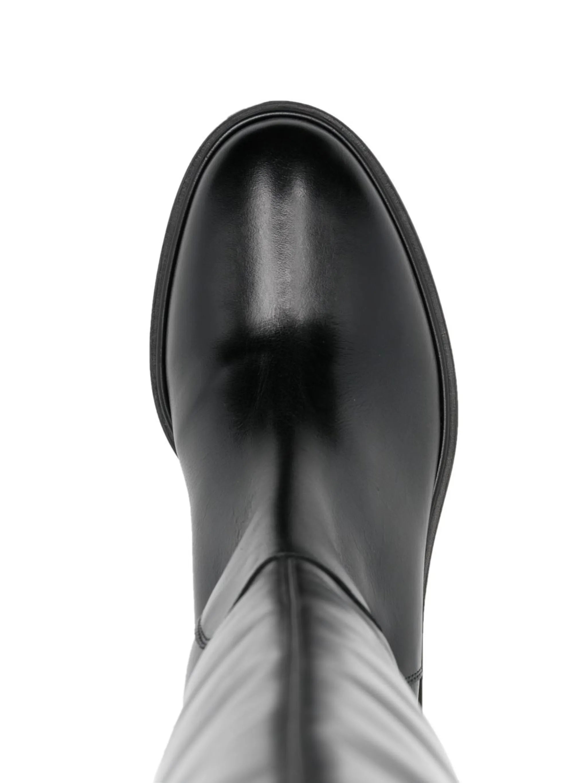 knee-high leather boots