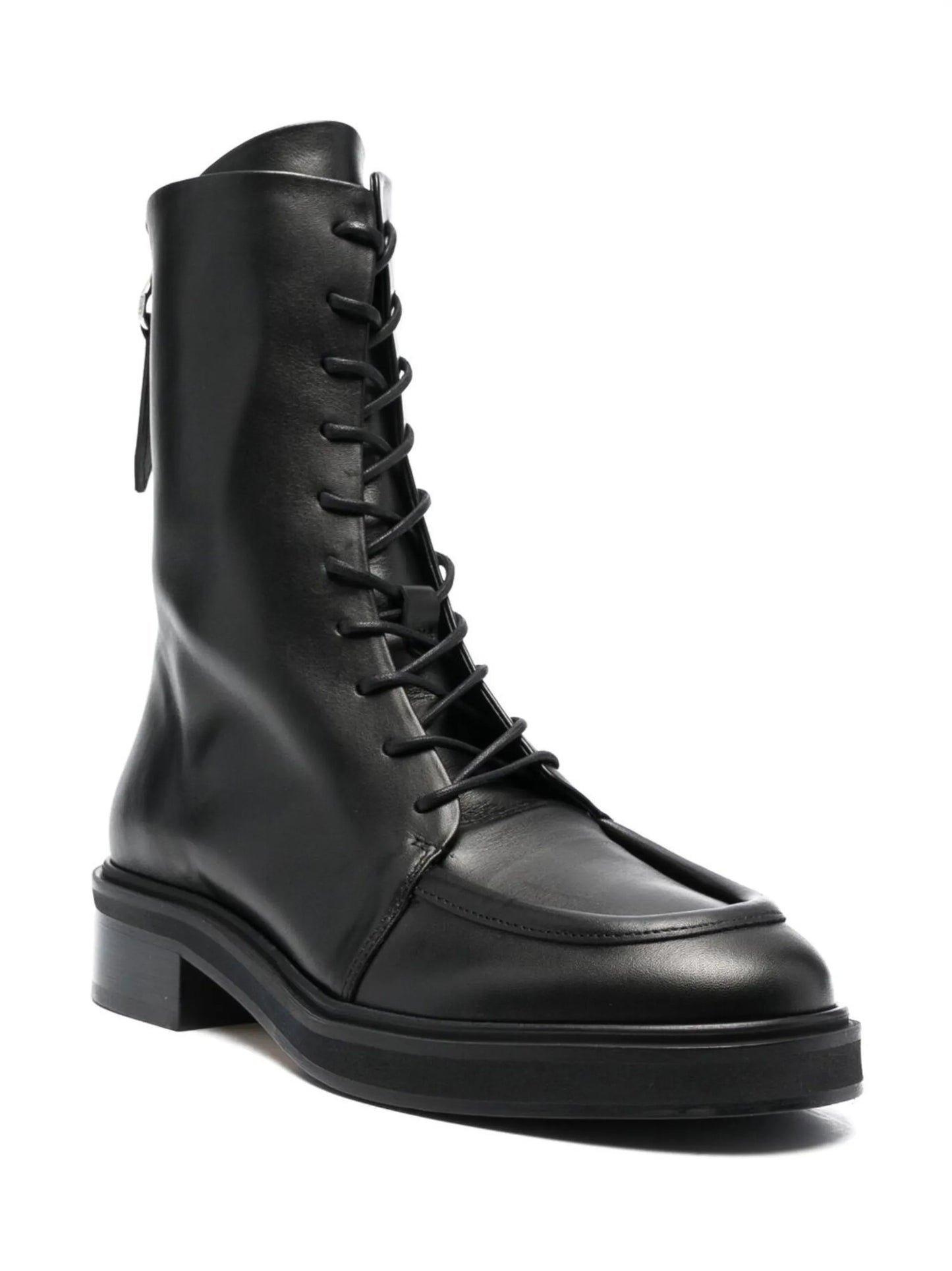 lace-up combat boots