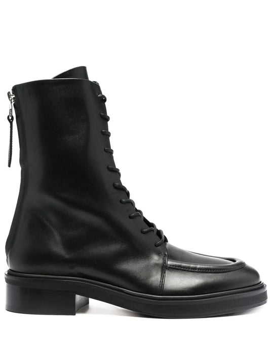 lace-up combat boots