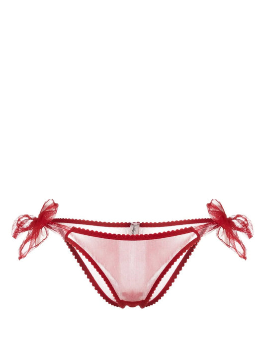 Danika sheer-finish briefs