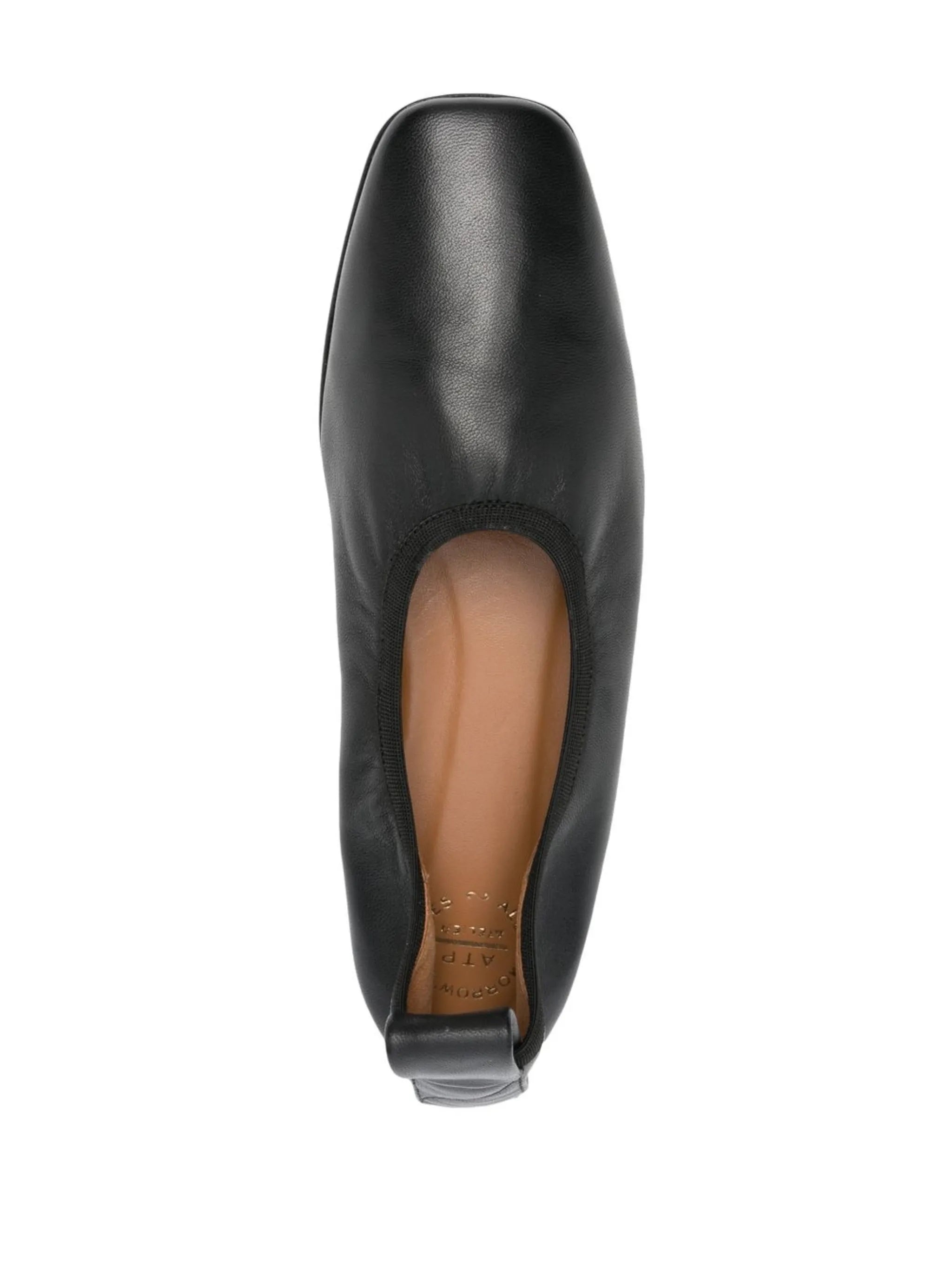 round-toe ballerina shoes