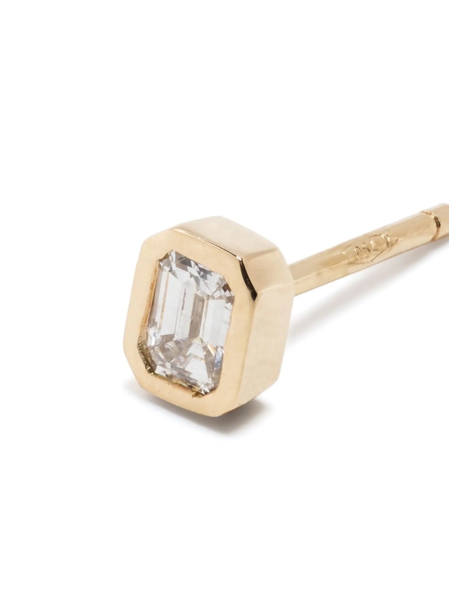 18kt yellow gold Mini Diamond stud earring