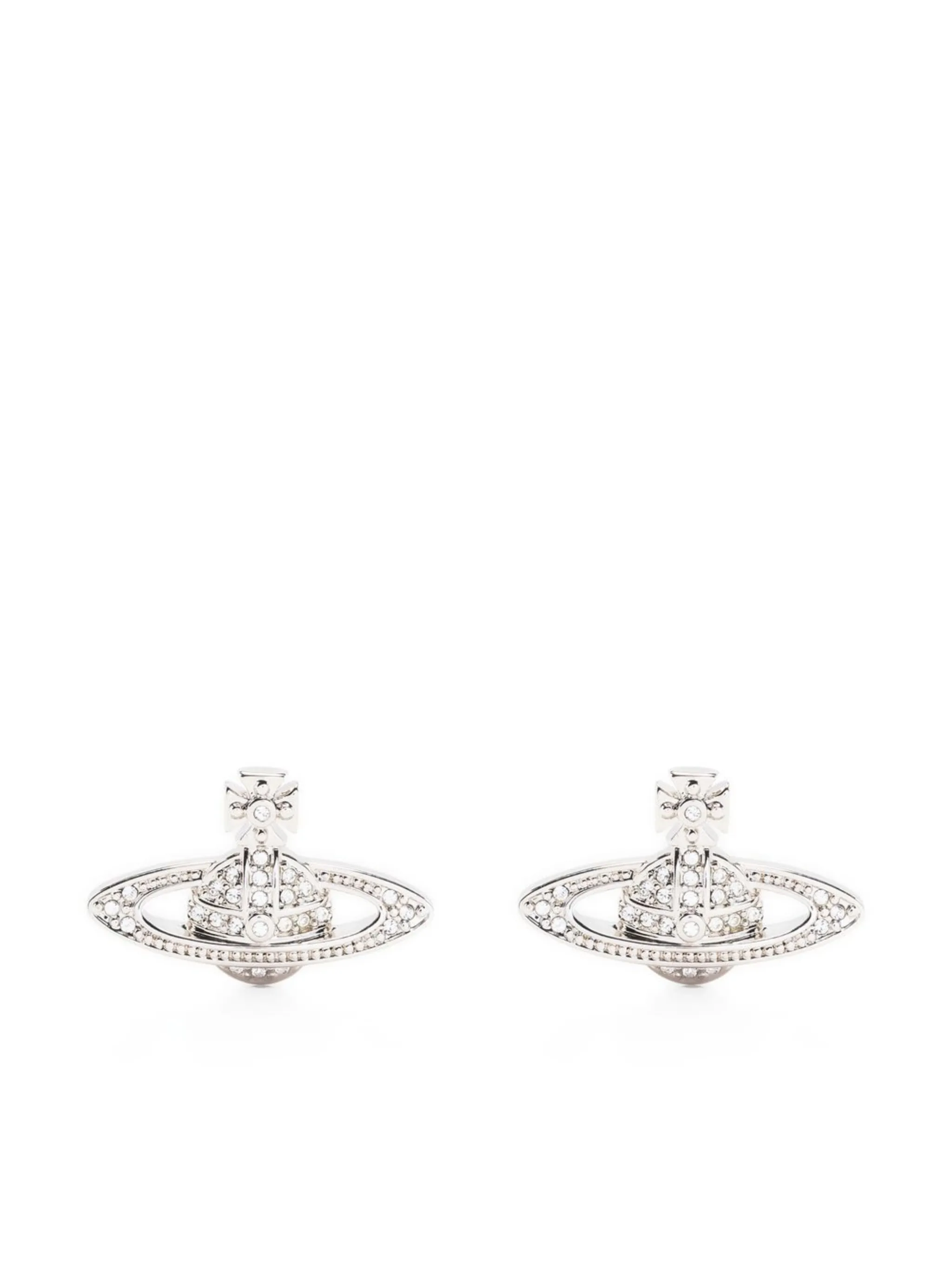 mini Bas Relief Orb crystal-embellished earrings
