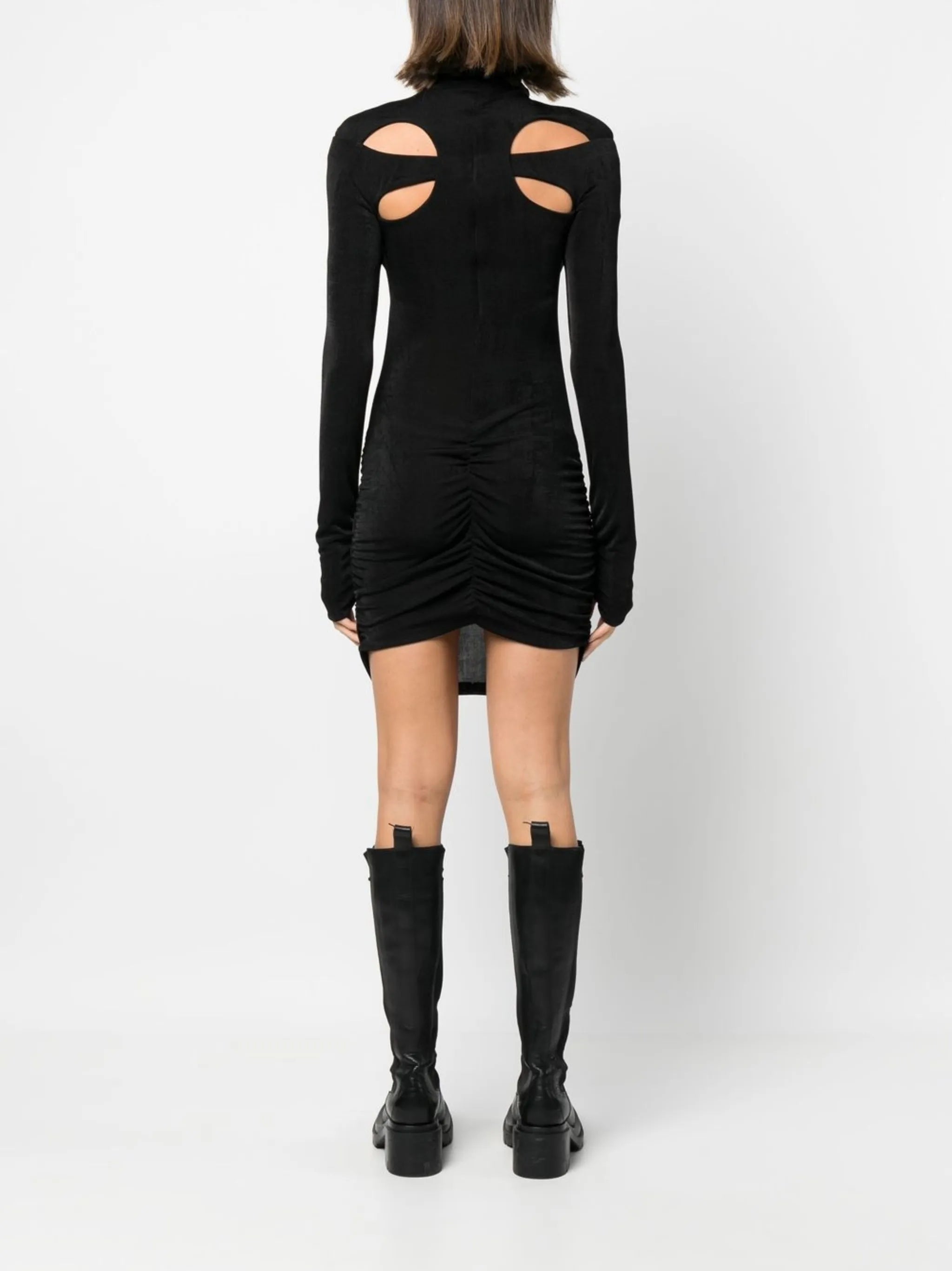 cut out-detail mini dress