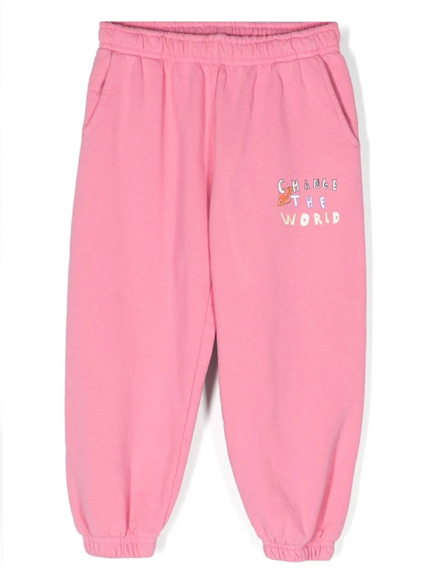 Space-print track pants