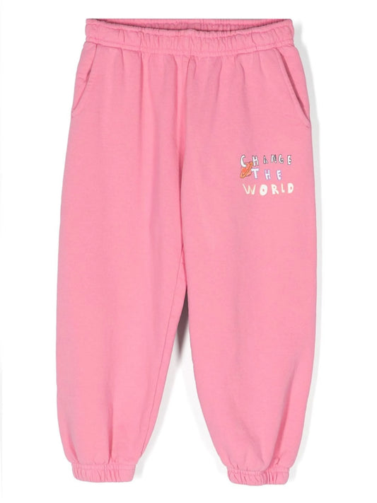 Space-print track pants