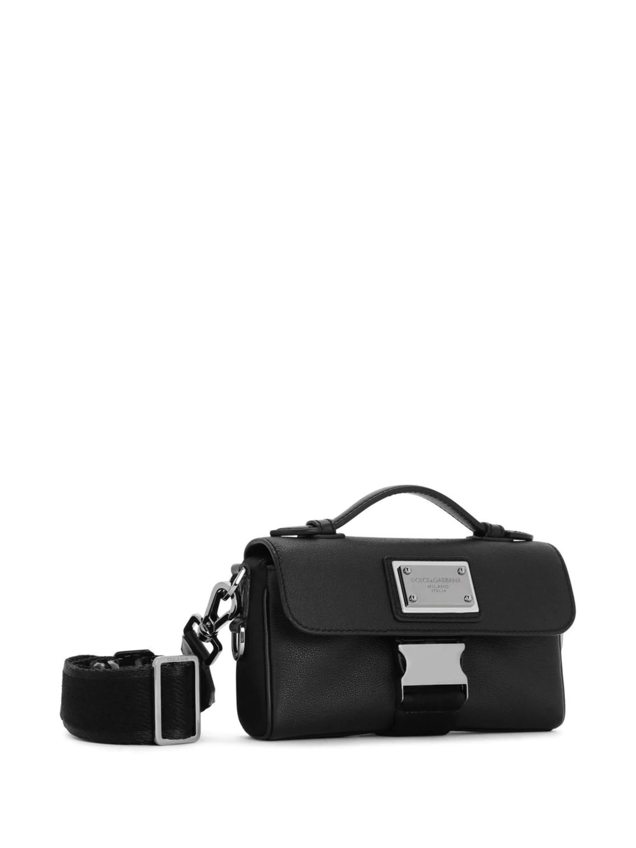 logo-plaque shoulder bag
