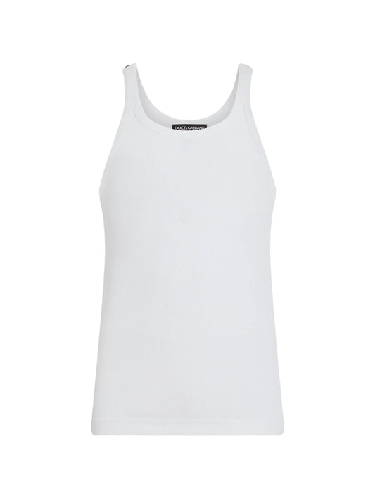 ribbed sleeveless top