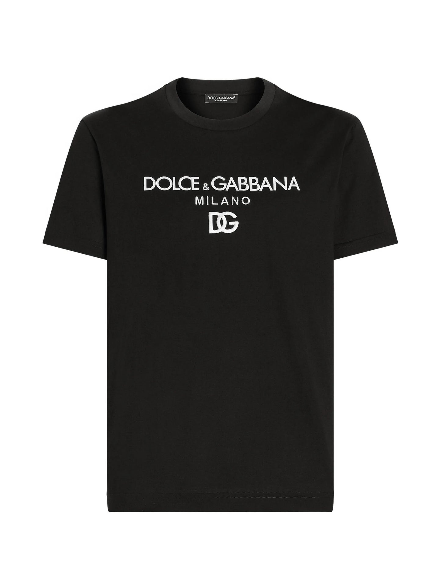 logo-embroidered cotton T-shirt