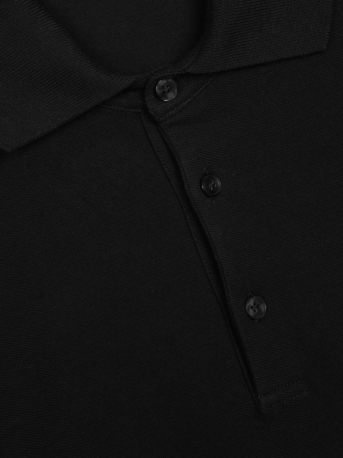 logo-tag piqué polo shirt