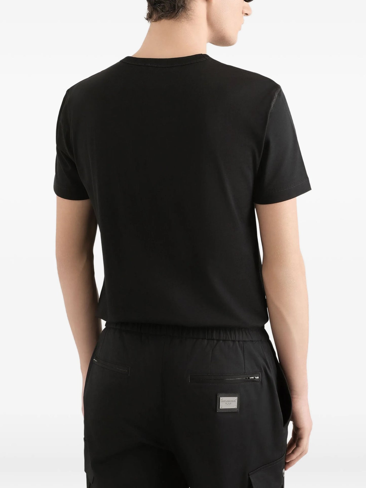logo-plaque cotton T-shirt