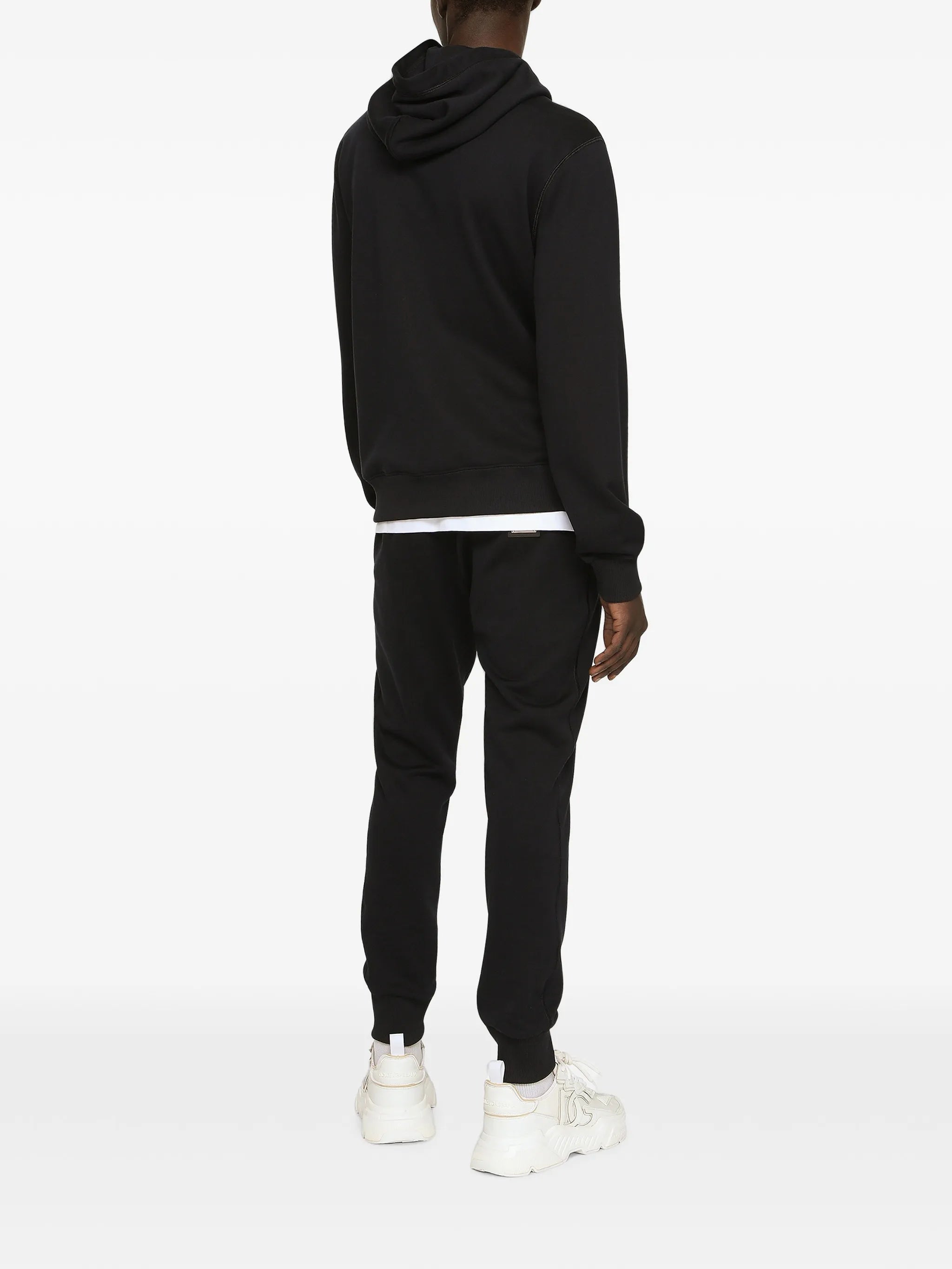 hooded zi-up sweatshirt