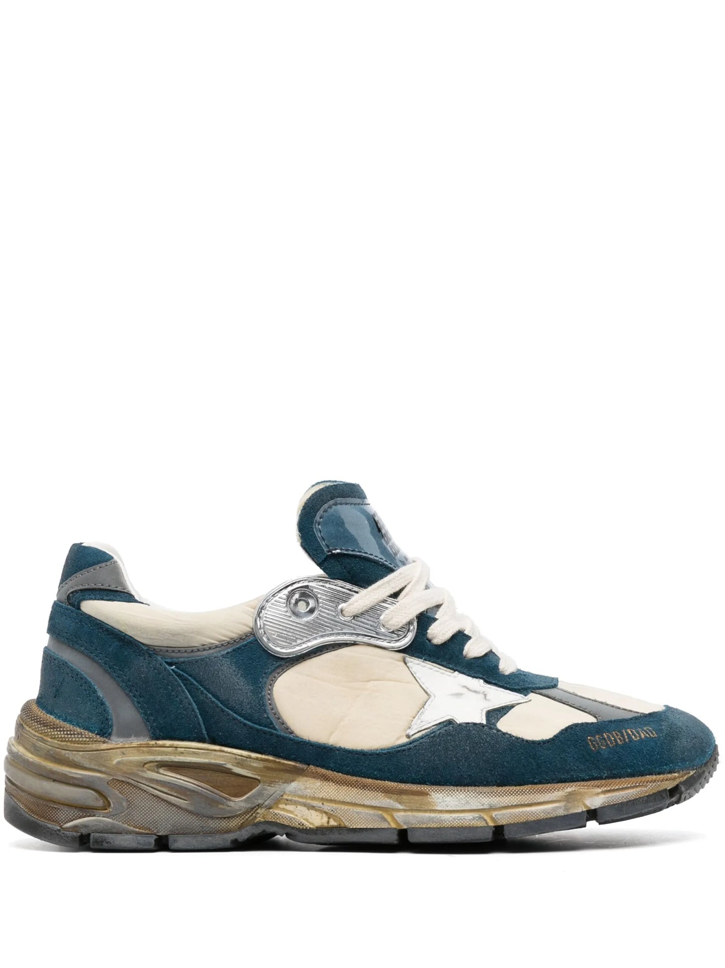 Dad leather running sneakers