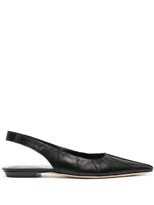 Cyd pointed-toe slingback ballerinas