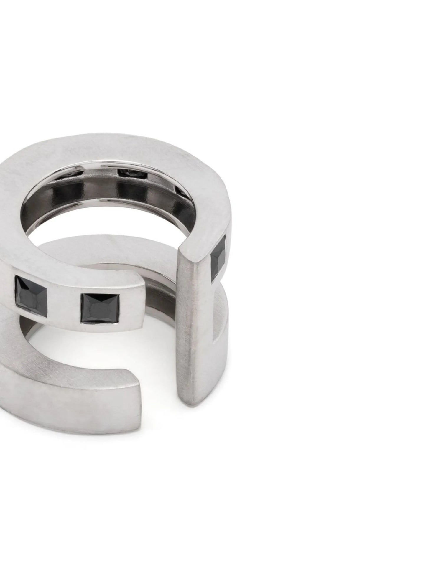 Arch Zirconia Double cuff earrings