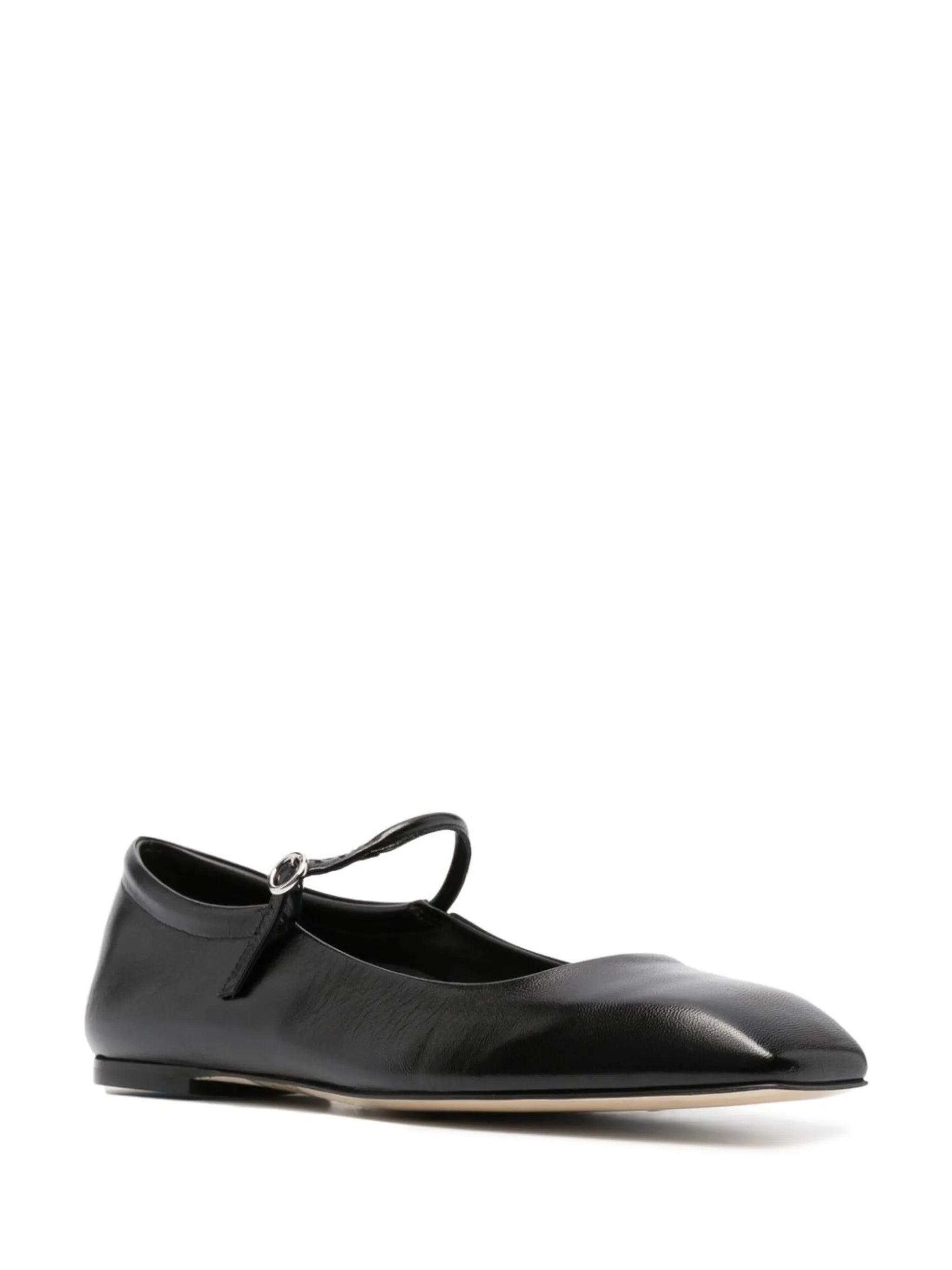 Maryjane leather ballerina shoes