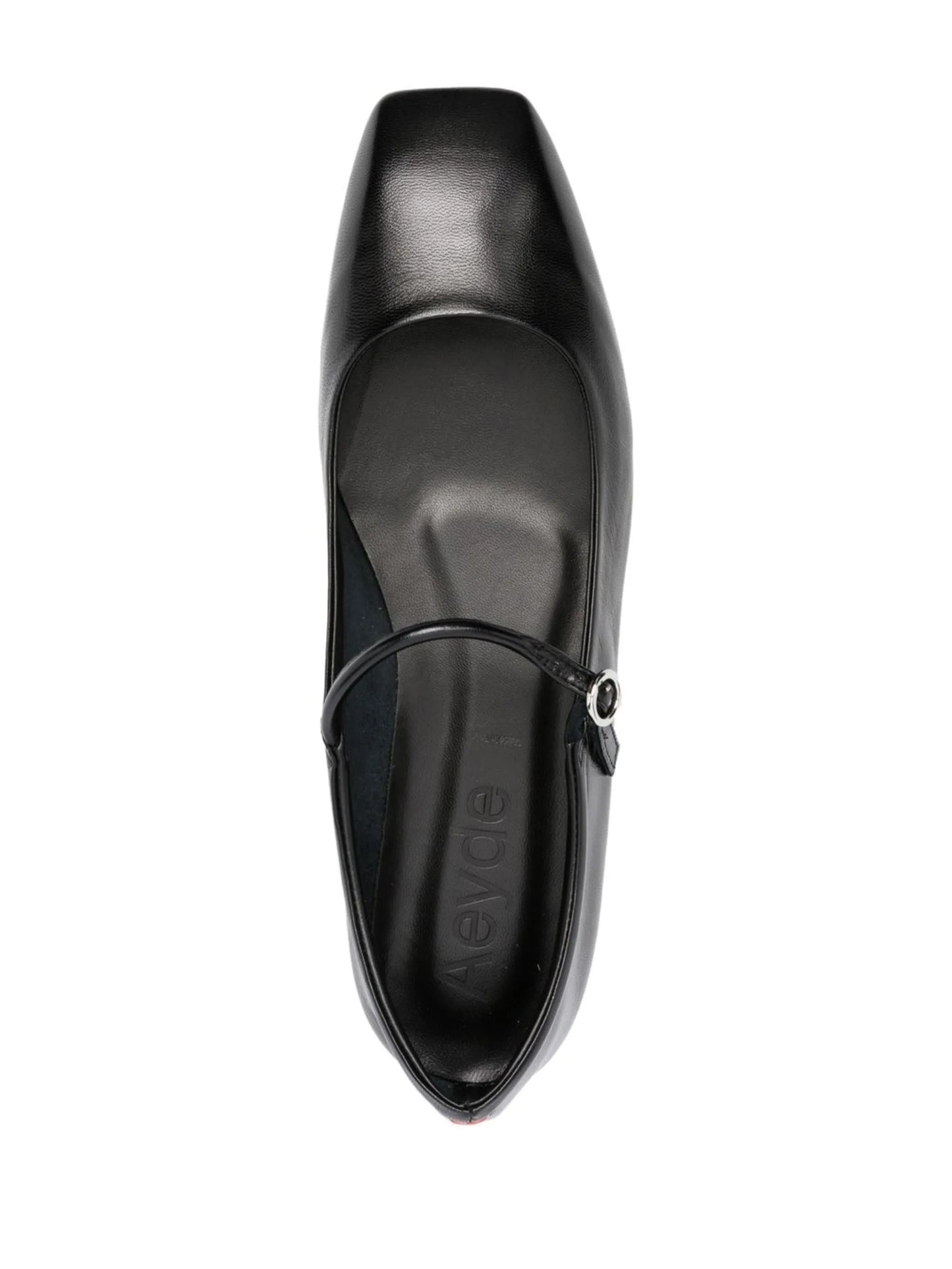 Maryjane leather ballerina shoes